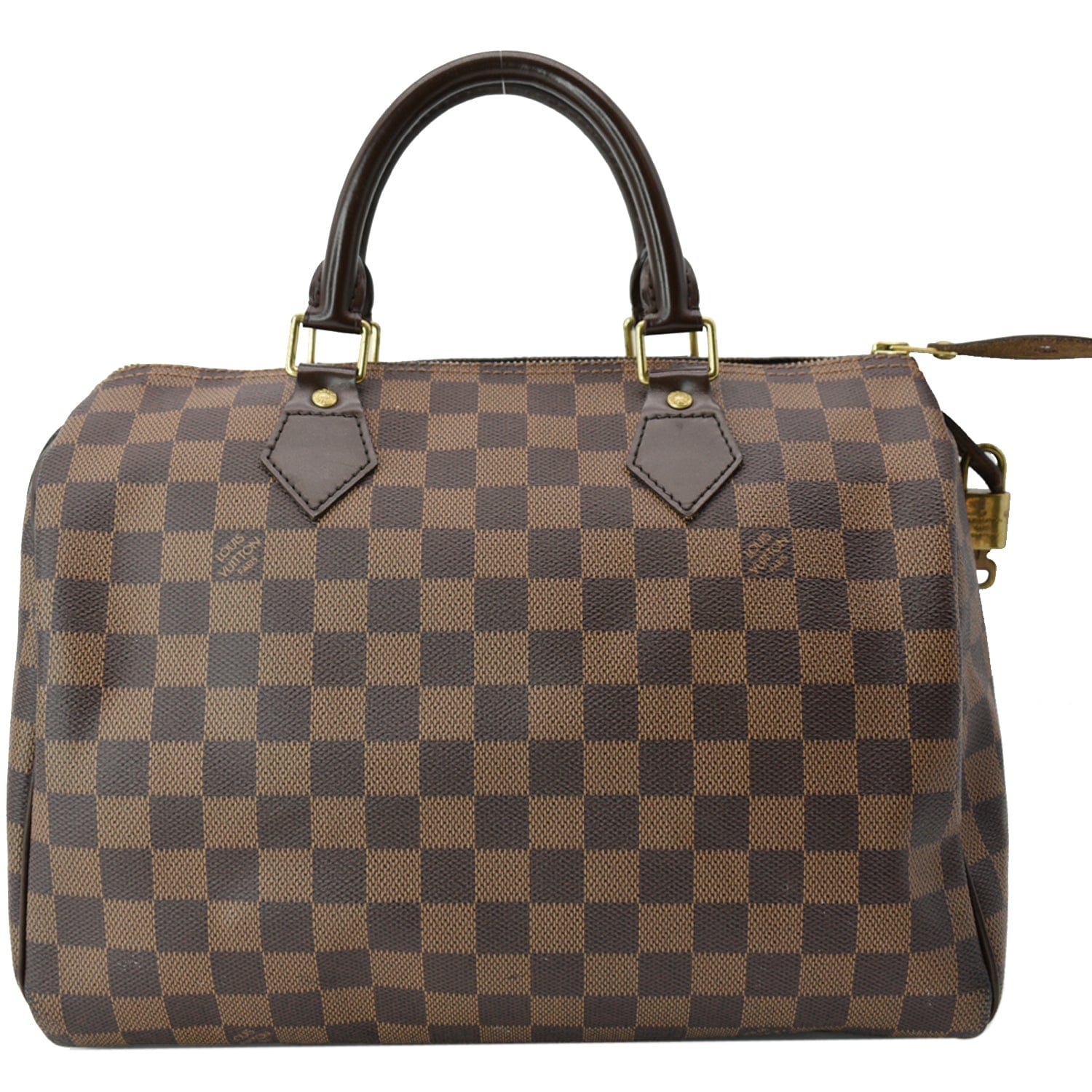 Louis Speedy Damier Ebene Satchel Bag New Brown Travel Bag