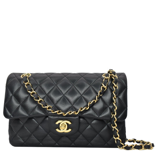 Chanel Classic Double Flap Shoulder Bag Hot Deals Leather Black