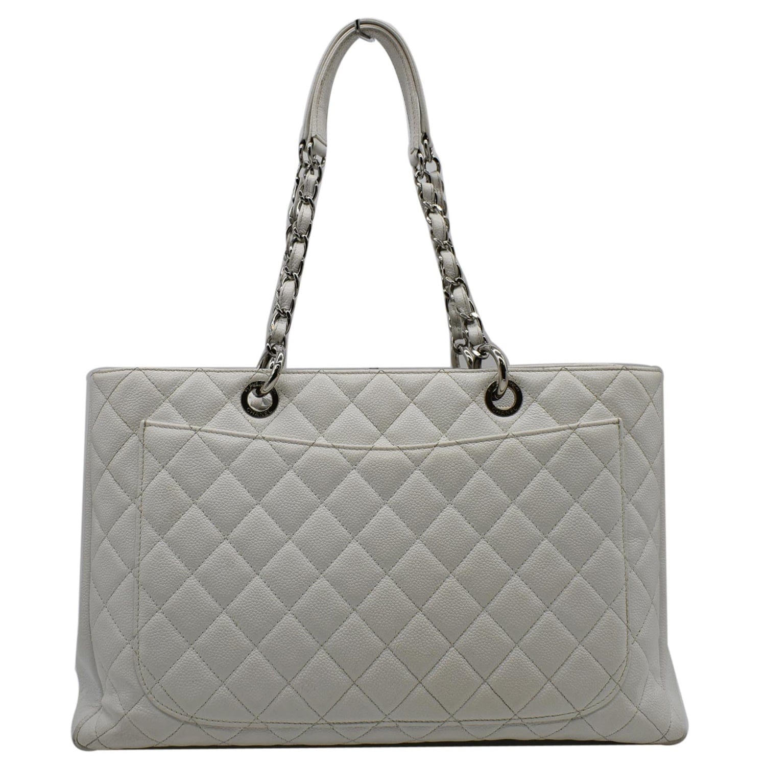 Chanel Xl Grand Caviar Shopping Tote Bag Leather Quilted