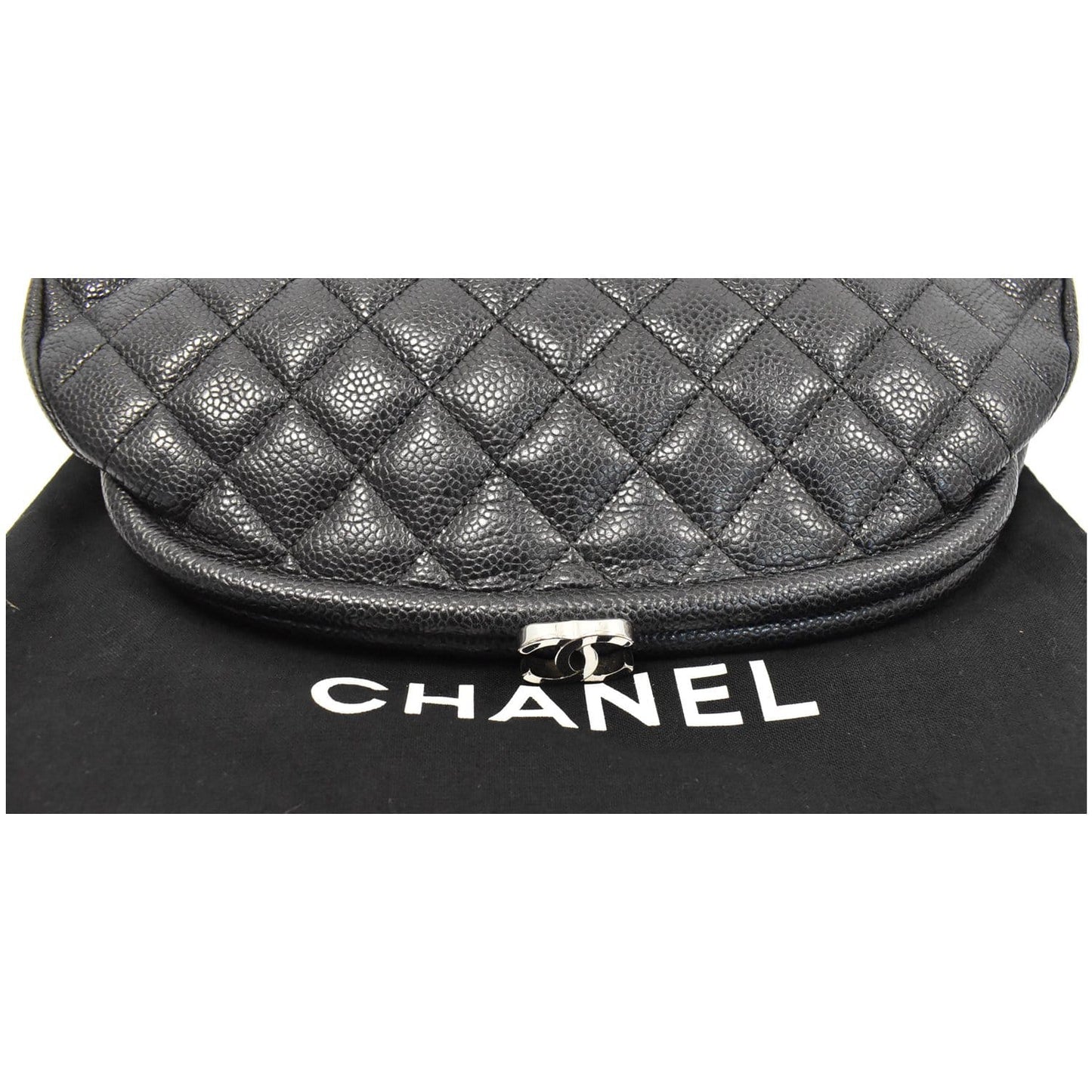 Chanel Timeless Caviar Clutch Leather Quilted Clutch Bag