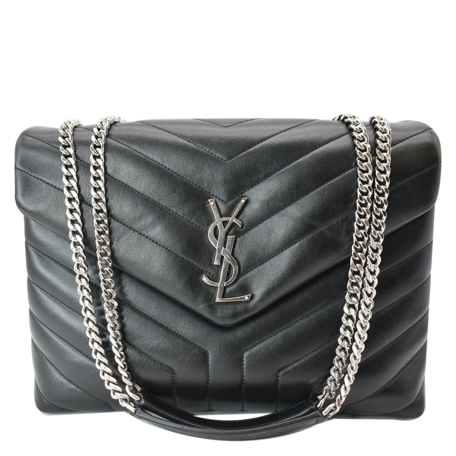 YSL Saint Laurent Saint Medium Loulou Chain Shoulder Bag Leather Matelasse Medium 1