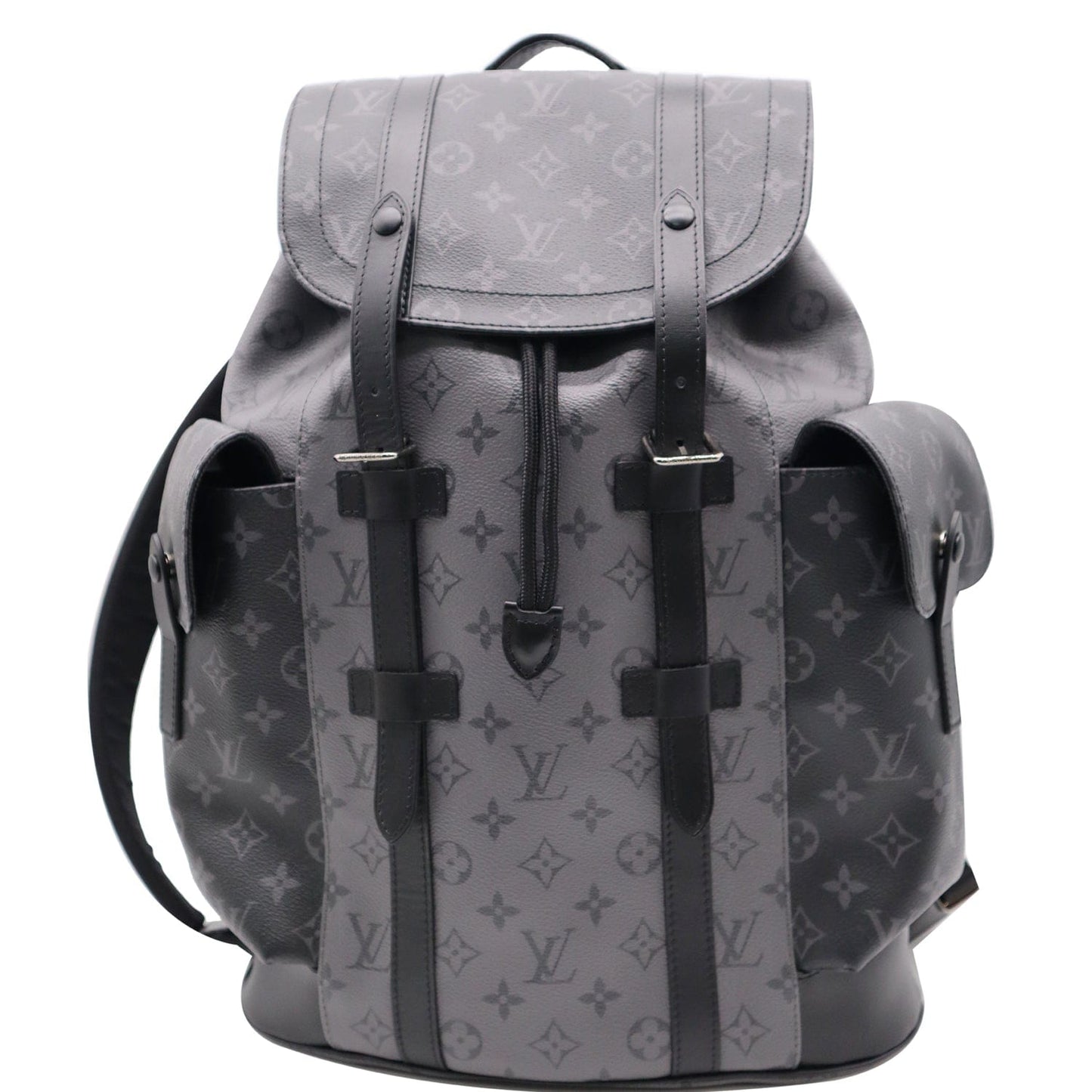 Louis Christopher Pm Reverse Eclipse Backpack Bag Monogram Black