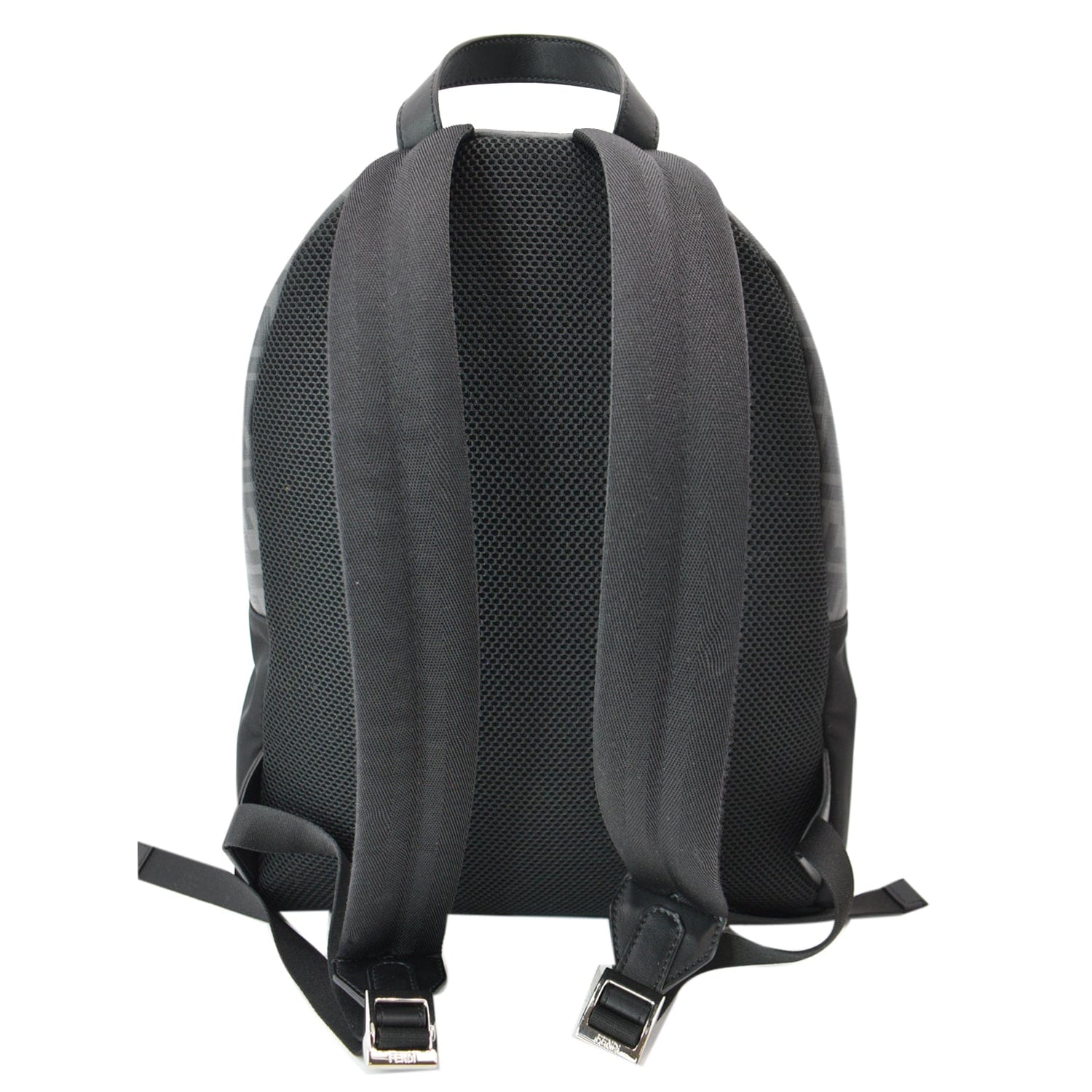 Fendi Diagonal Liberty Backpack Leather Nylon