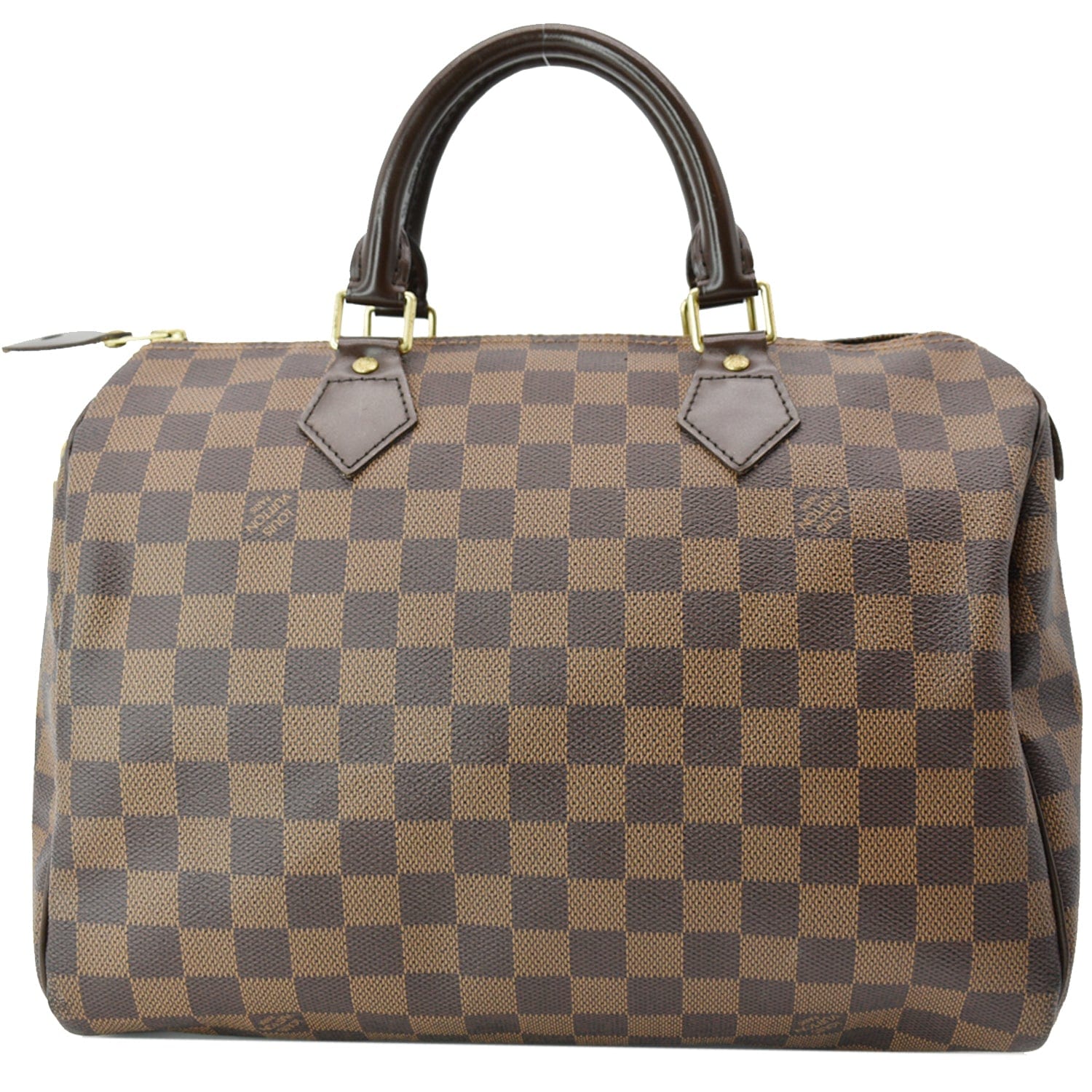 Louis Speedy Damier Ebene Satchel Bag New Brown Travel Bag