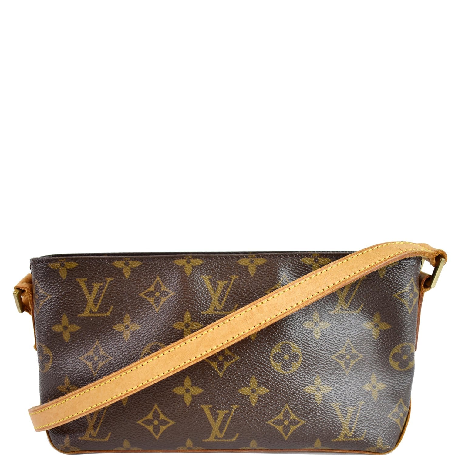 Louis Trotteur Crossbody Bag Canvas Monogram Bag Brown