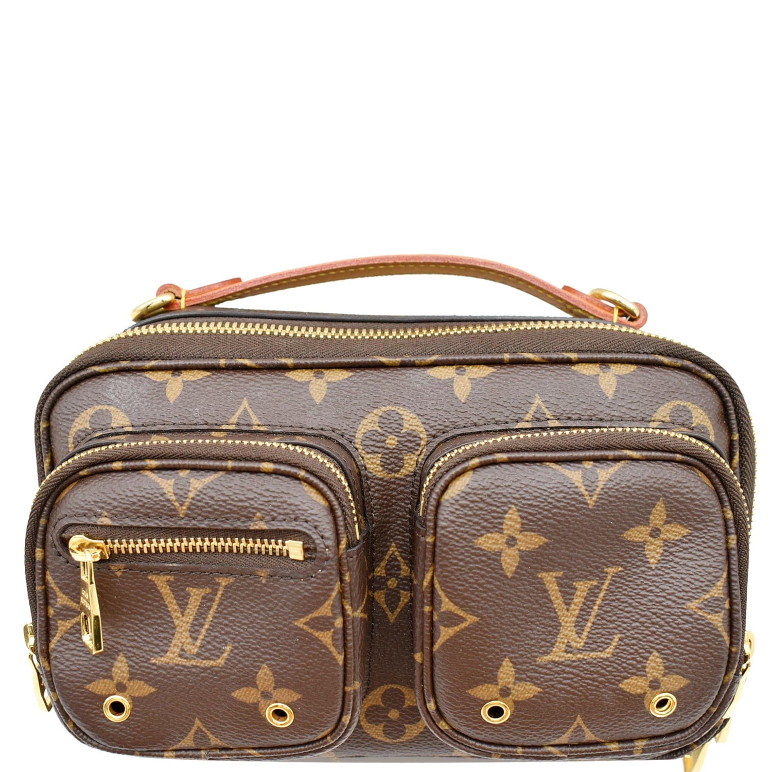 Louis Utility Crossbody Bag Canvas Monogram