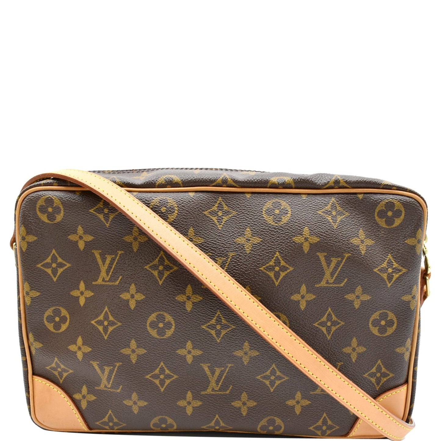 Louis Trocadero Shoulder Bag Canvas Monogram