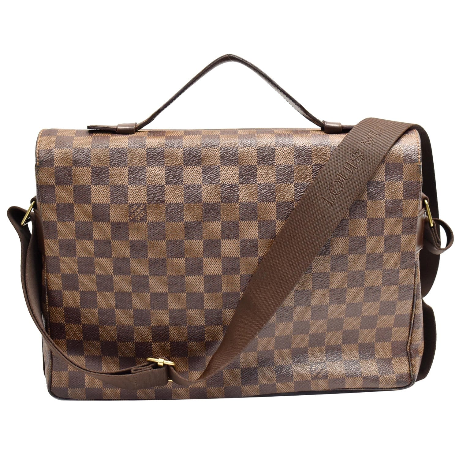 Louis Broadway Damier Ebene Messenger Bag Brown Travel Bag