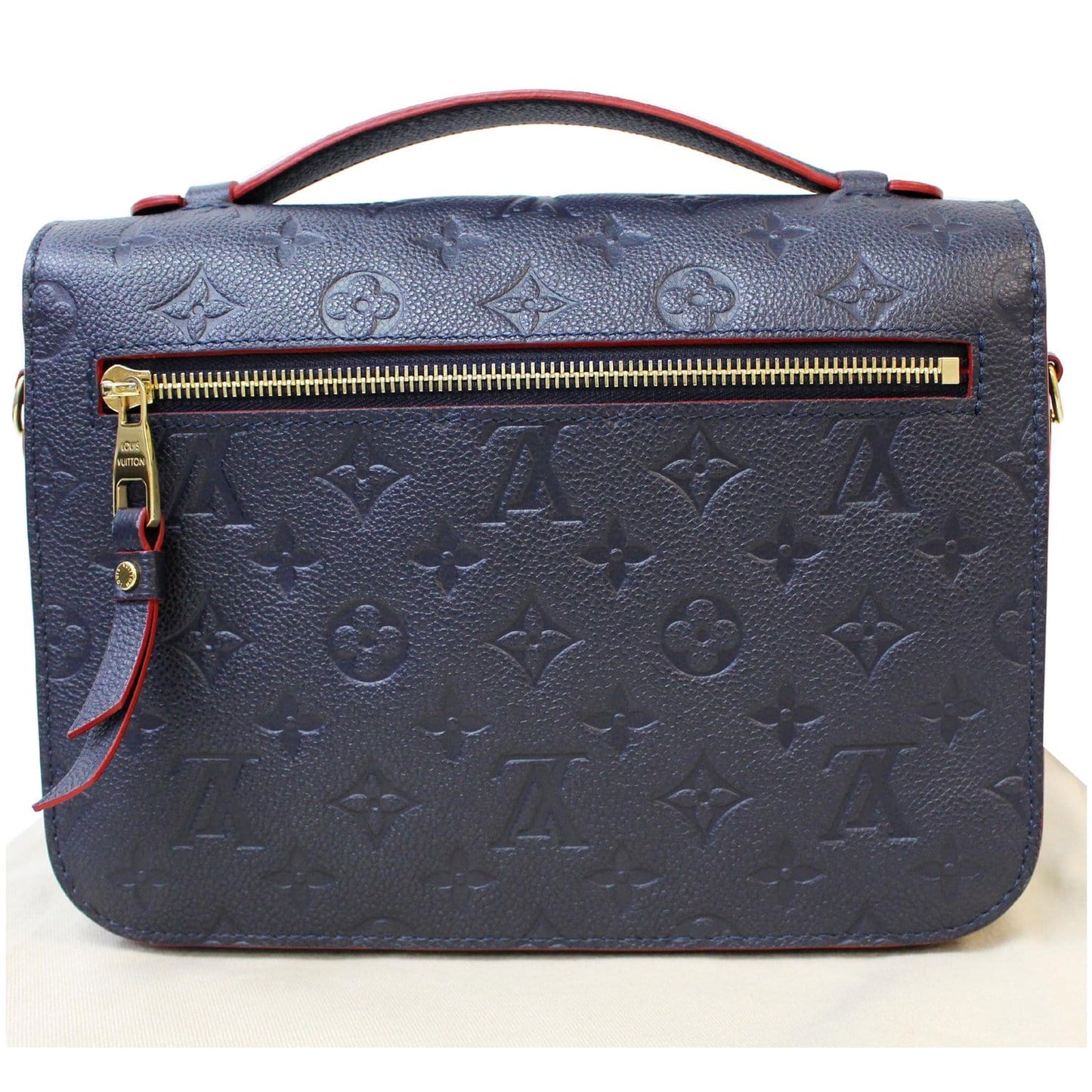 Louis Metis Pochette Empreinte Crossbody Bag Leather Blue