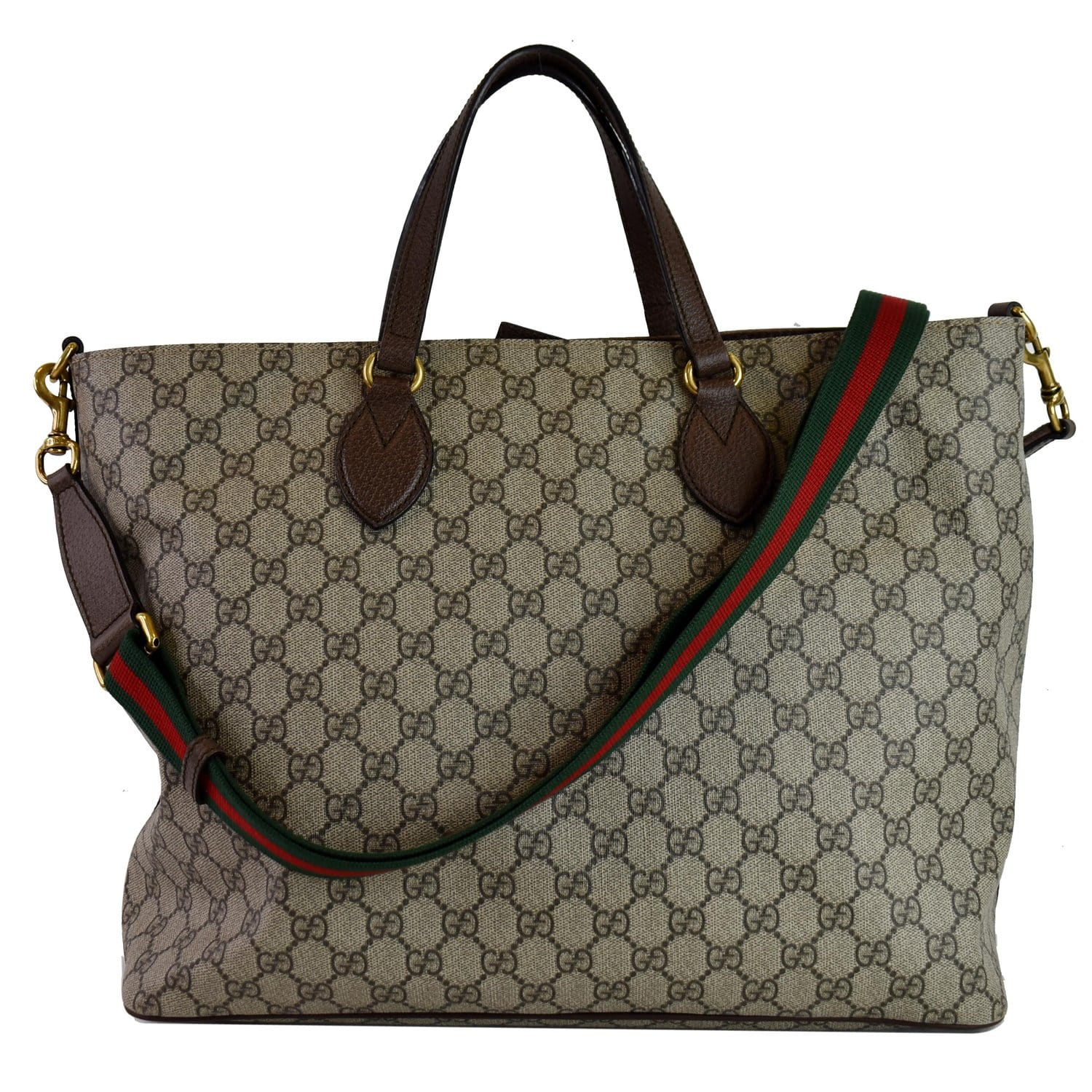 Gucci Courrier Soft Supreme Tote Bag Beige