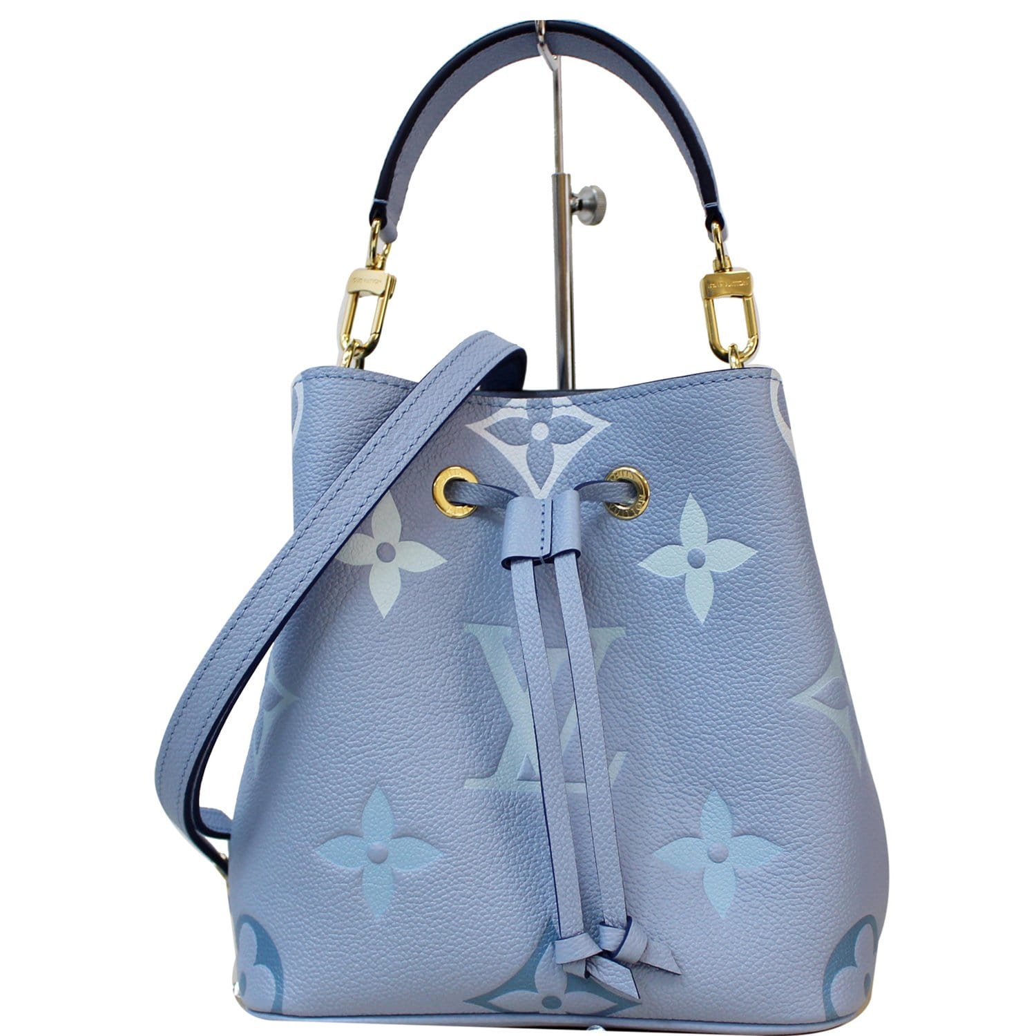 Louis Neonoe Bb Empreinte Shoulder Bag Summer Monogram Blue