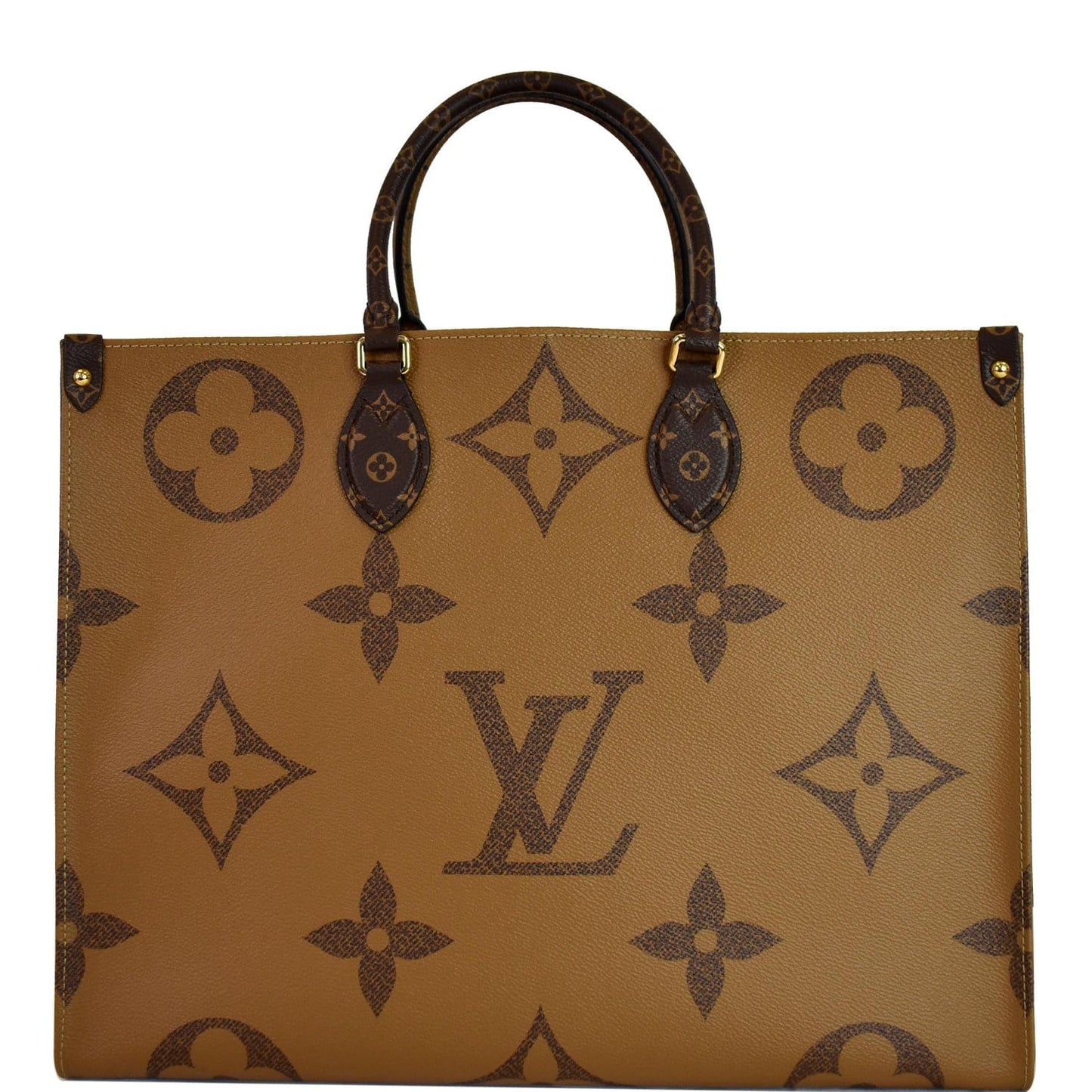 Louis Onthego Gm Reverse Giant Shoulder Bag Canvas Monogram