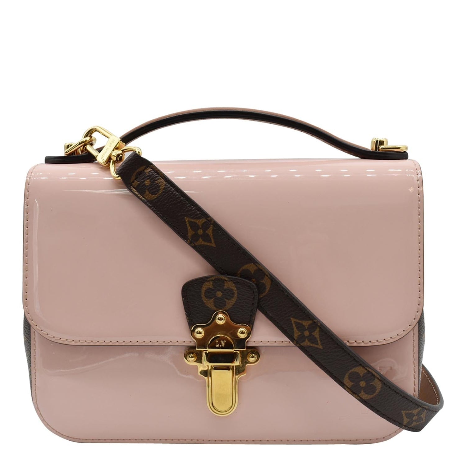 Louis Cherrywood Bb New Rep Shoulder Bag Leather
