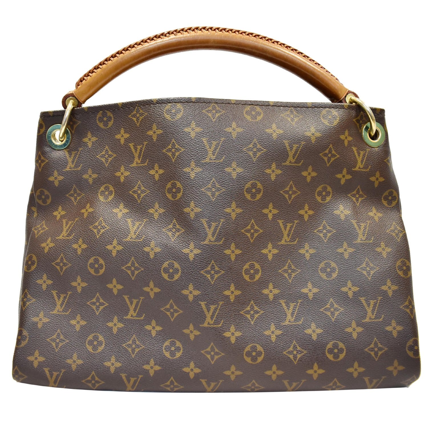 Louis Artsy Mm Shoulder Bag Canvas Monogram Bag Brown