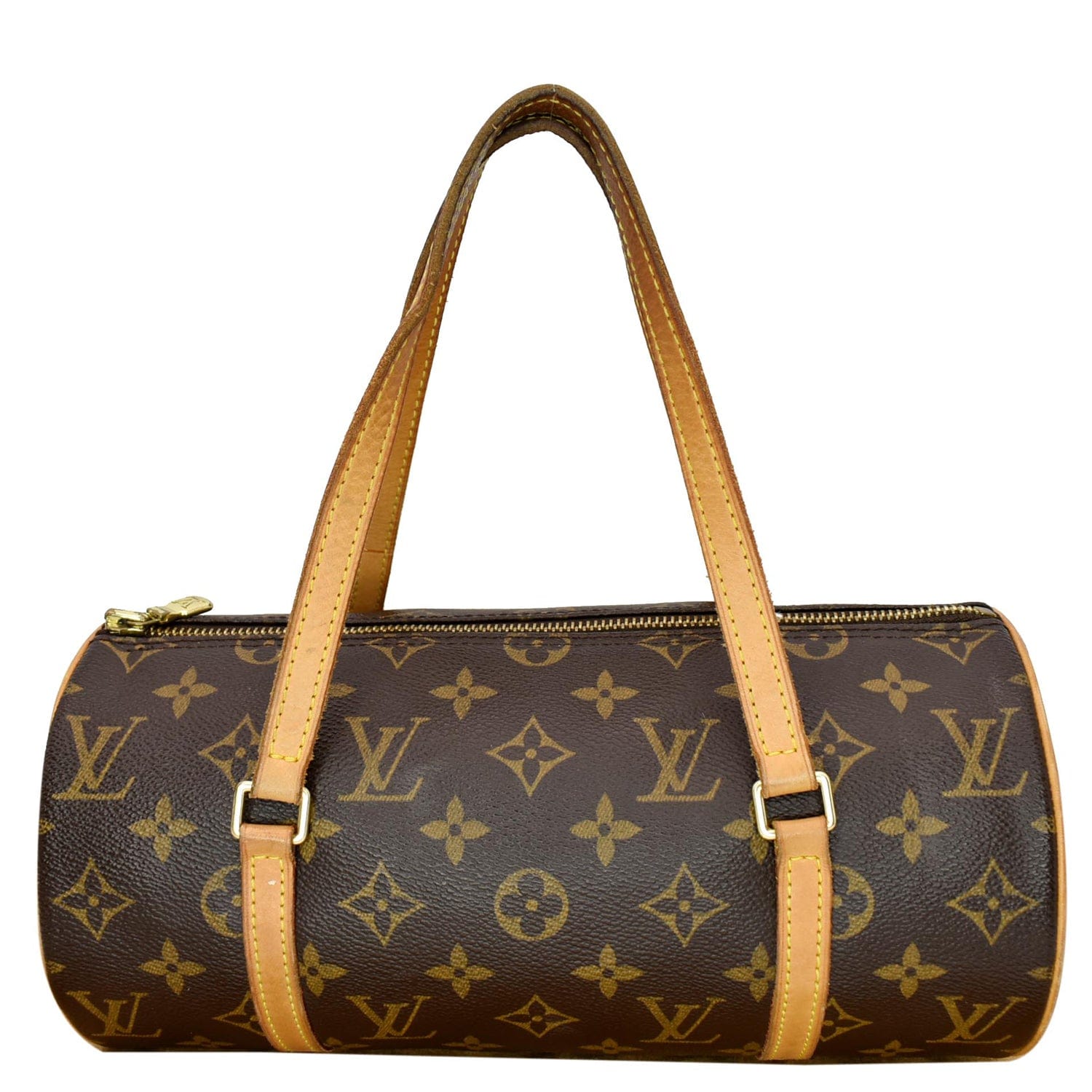 Louis Papillon Satchel Bag Canvas Monogram Travel Bag