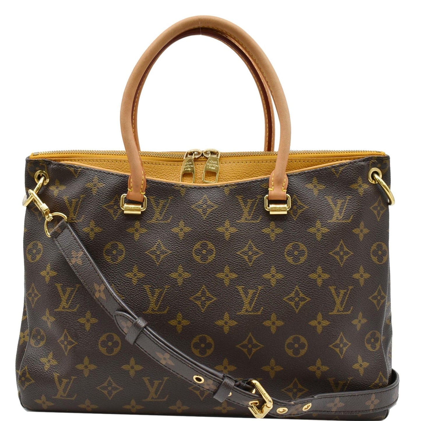 Louis Pallas Mm Shoulder Bag Canvas Monogram