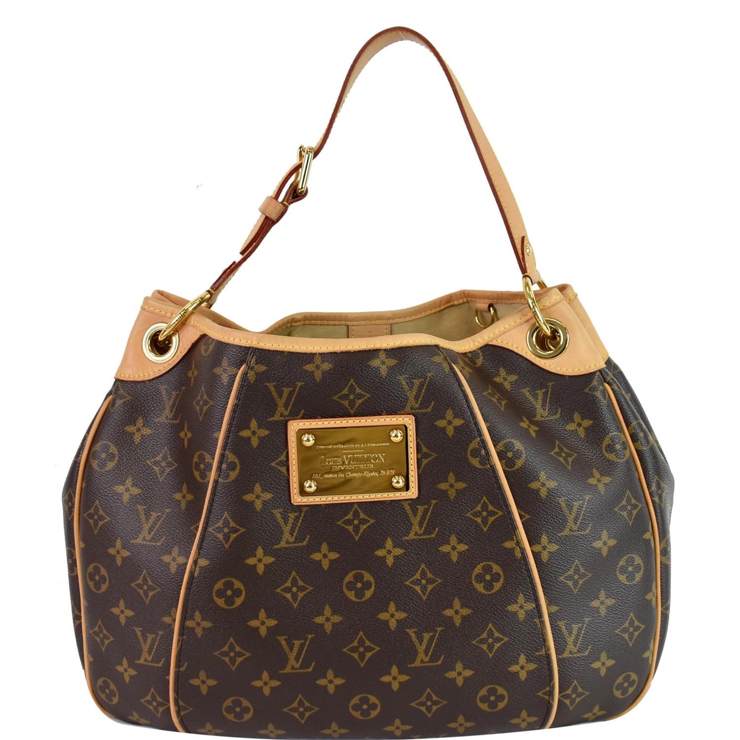Louis Galliera Pm Shoulder Bag Canvas Monogram Brown 5