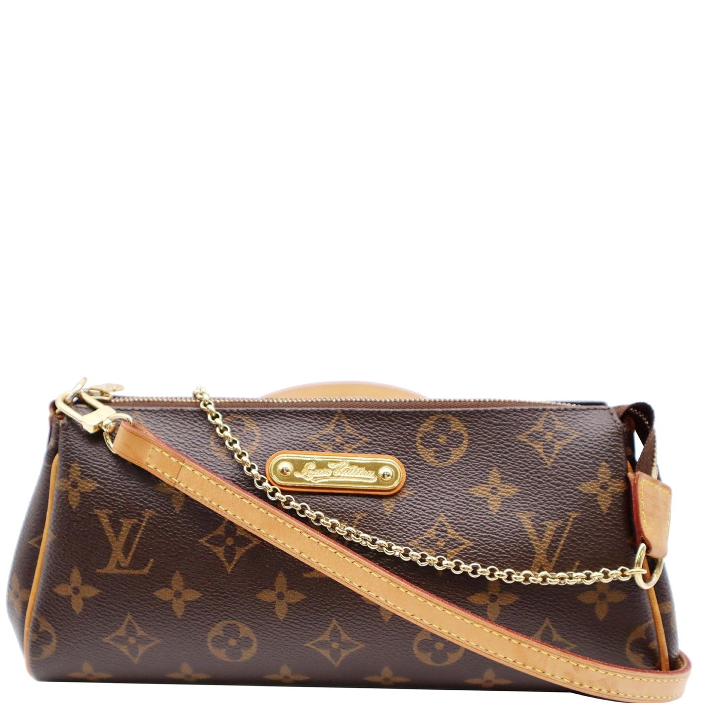 Louis Eva Pochette Crossbody Bag Canvas Monogram