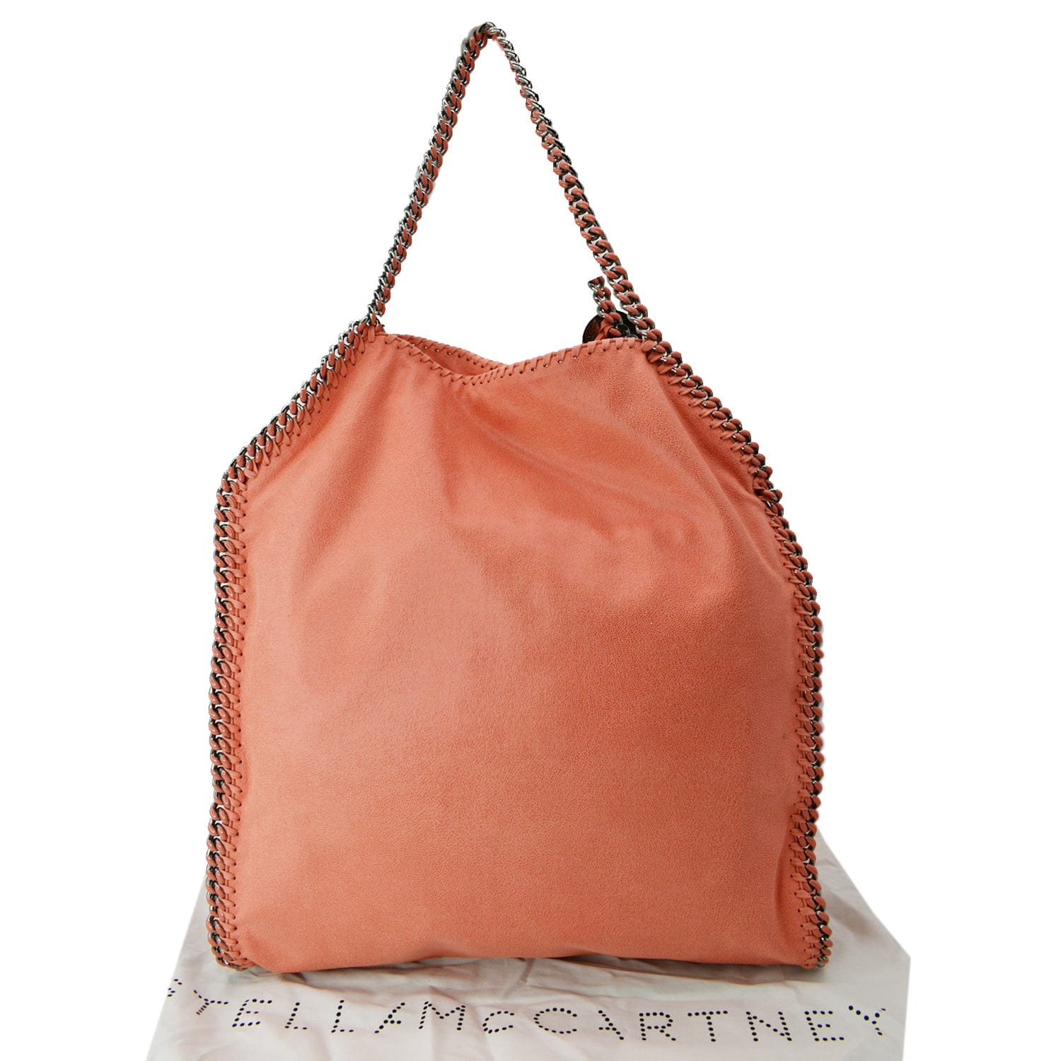 Falabella Faux Chain Shoulder Bag Leather Red
