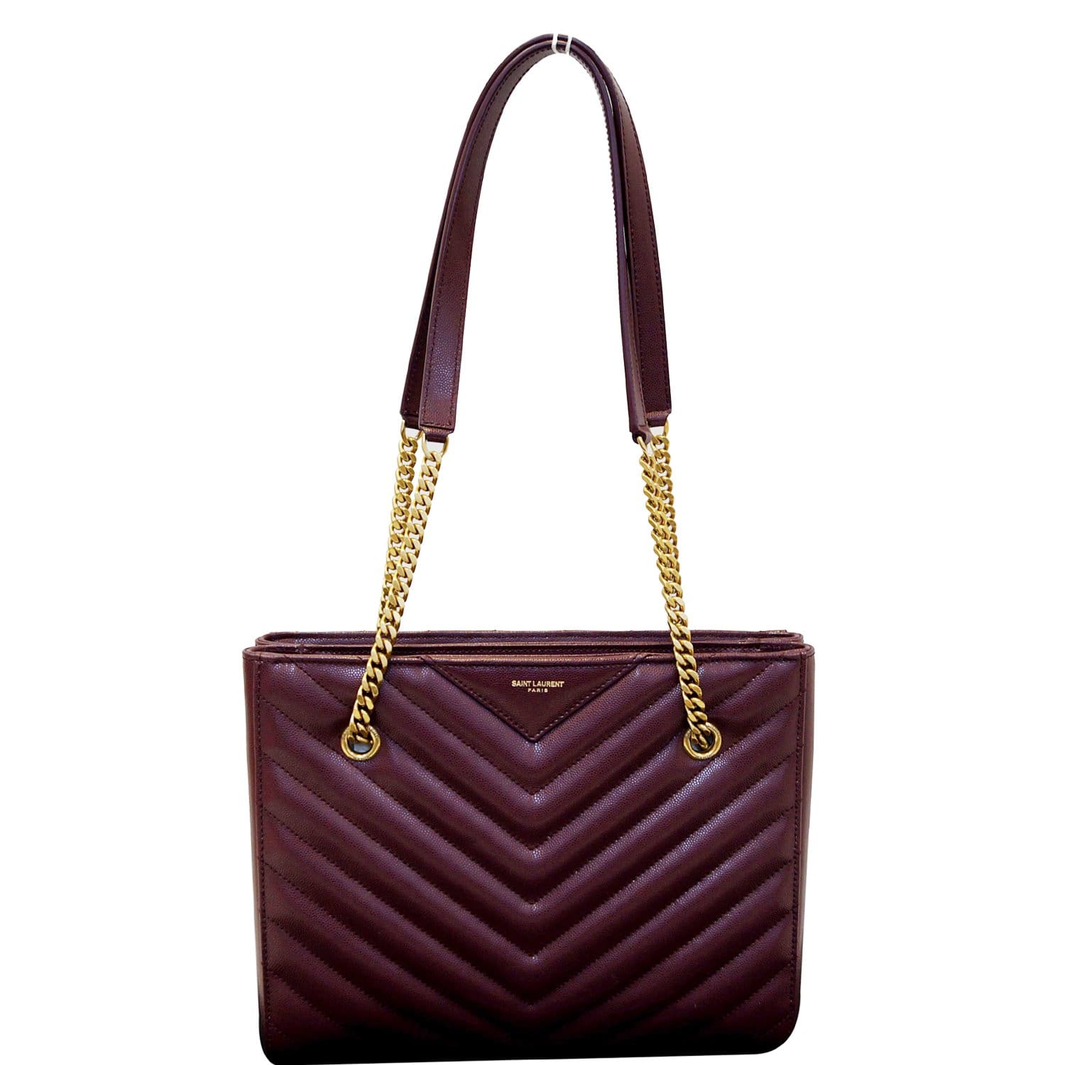 YSL Saint Laurent Saint Tribeca Grain De Poudre Shopping Bag Small Tote Bag