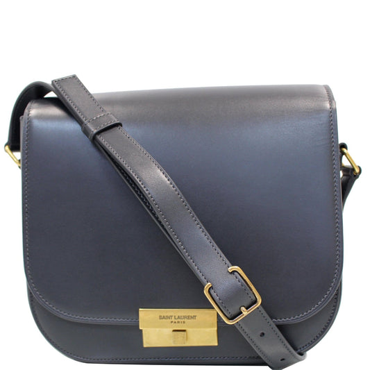 YSL Saint Laurent Saint Betty Smooth Shoulder Bag Grey Last Leather