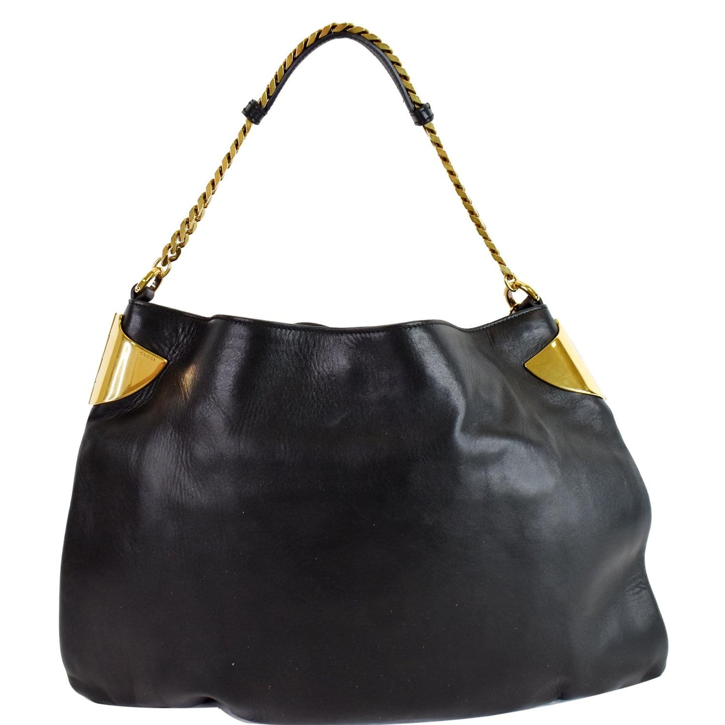 Gucci Shoulder Bag Leather Black