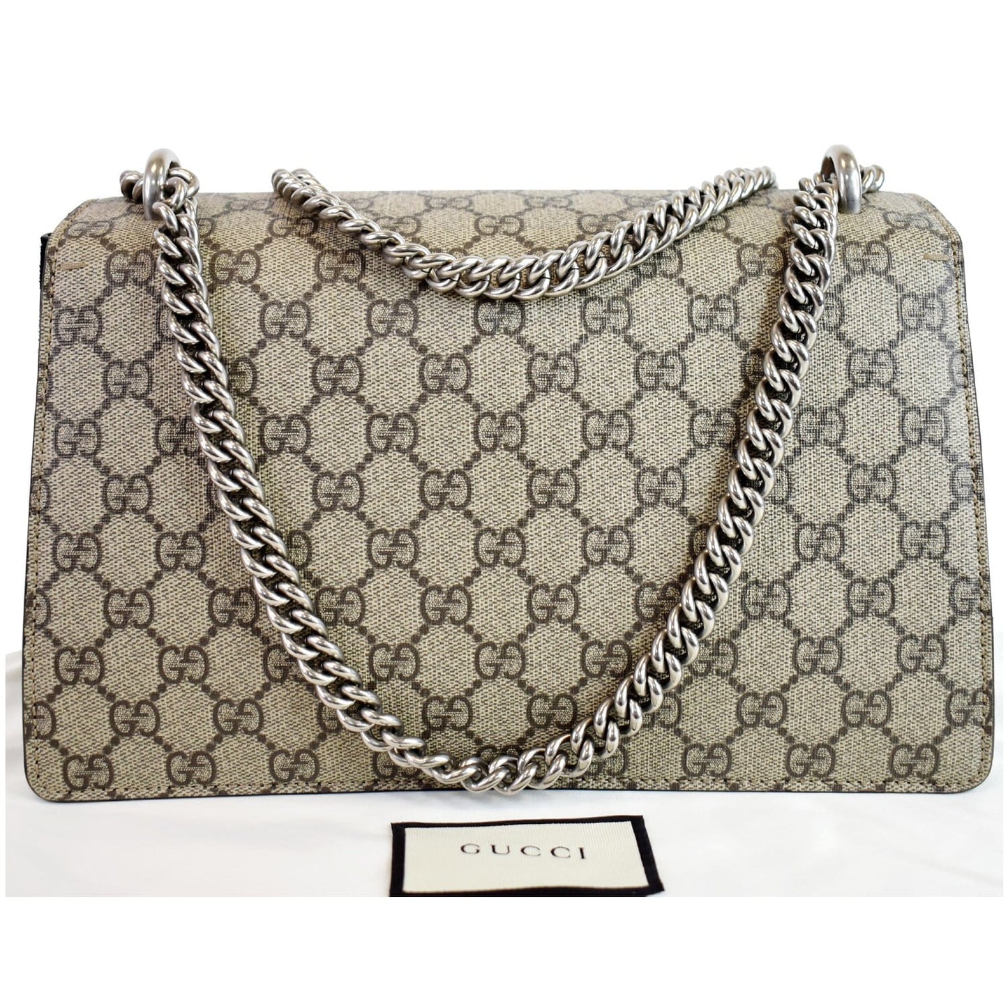 Gucci Dionysus Supreme Shoulder Bag Canvas Beige Beige 400249