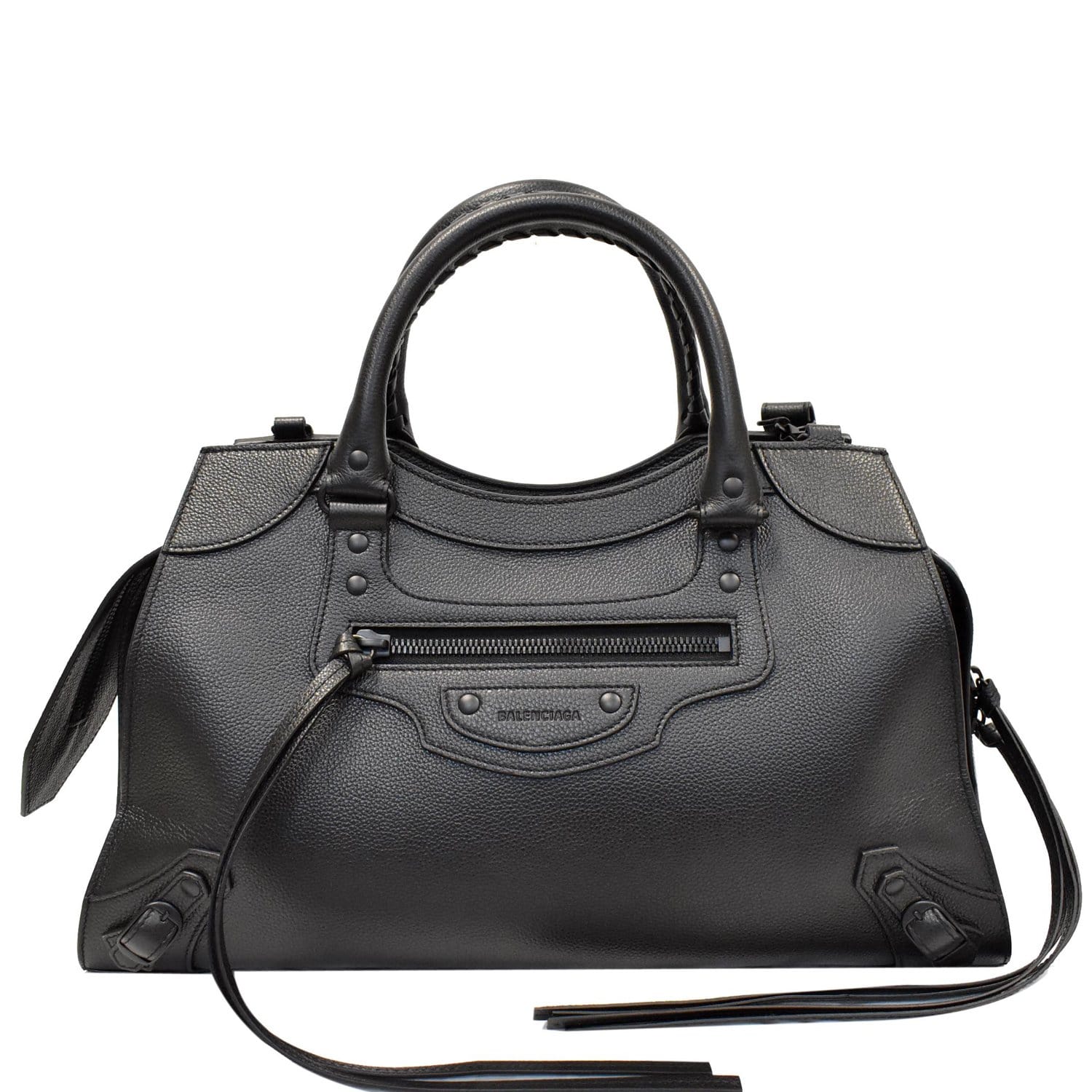 Balenciaga Neo Classic City Top Handle Bag Leather Black Shoulder Bag