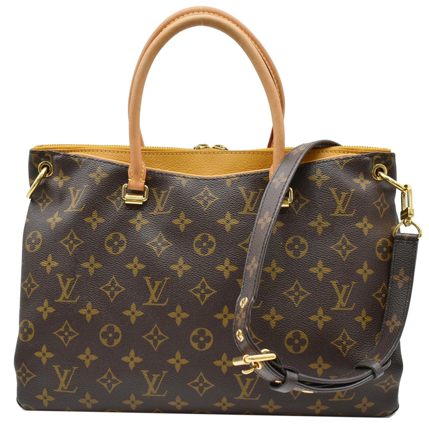 Louis Pallas Mm Shoulder Bag Canvas Monogram