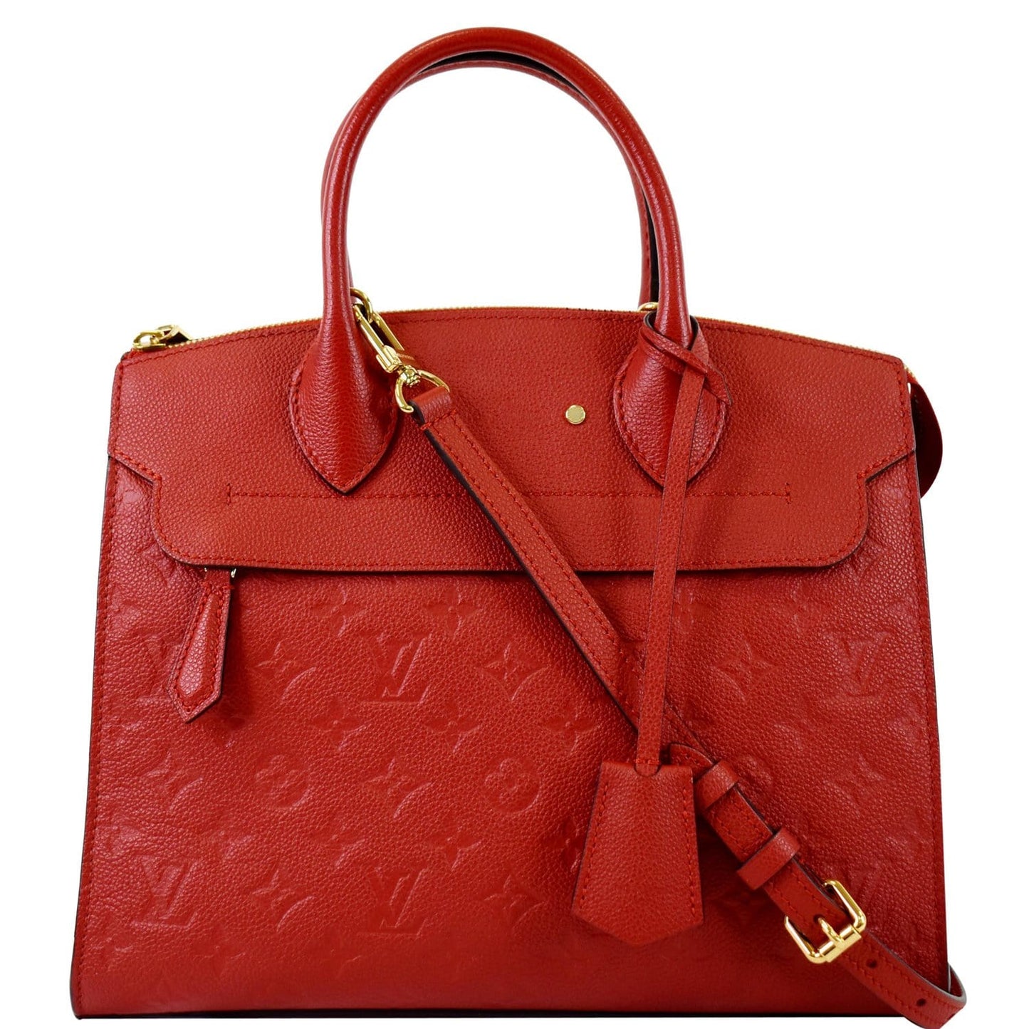 Louis Pont Neuf Empreinte Shoulder Bag Leather Monogram