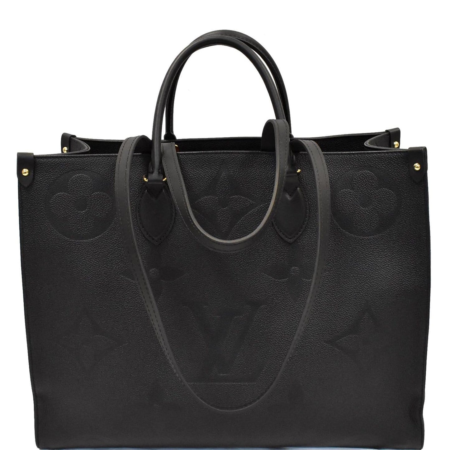 Louis Onthego Gm Empreinte Shoulder Bag Monogram Black