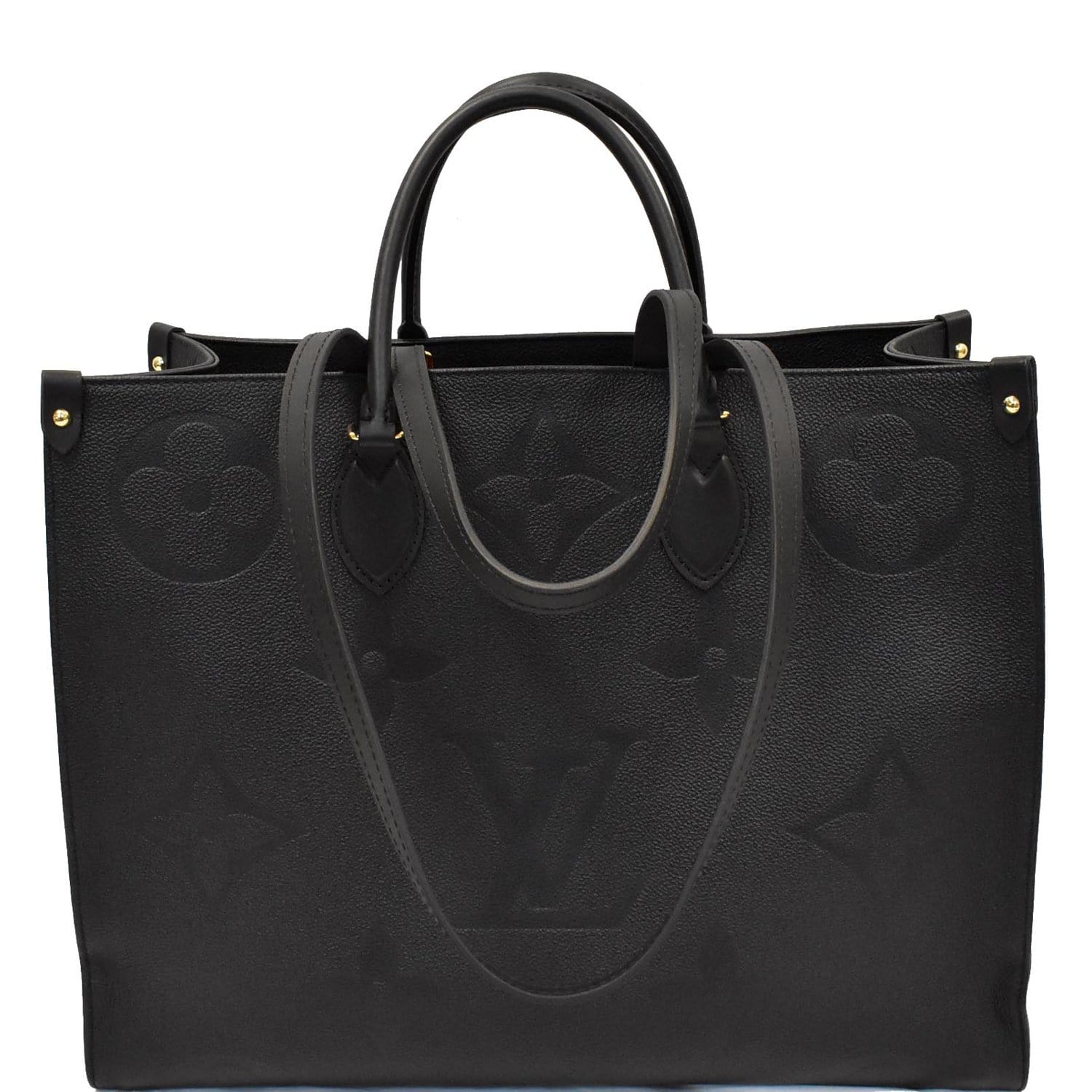 Louis Onthego Gm Empreinte Shoulder Bag Monogram Black