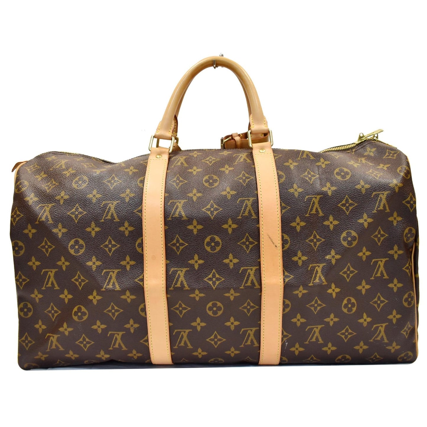 Louis Keepall Travel Bag Canvas Monogram Brown 2