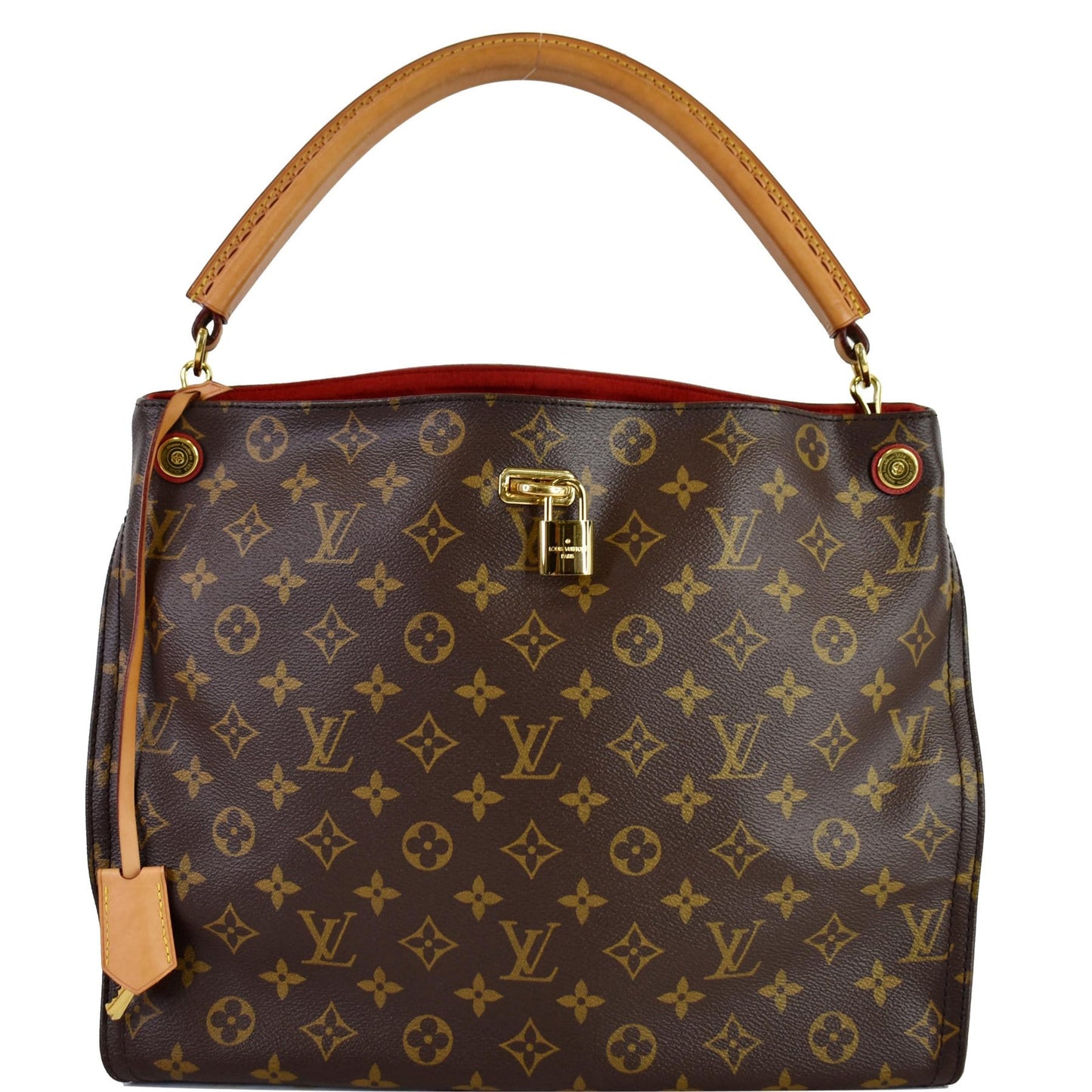 Louis Gaia Shoulder Bag Canvas Monogram