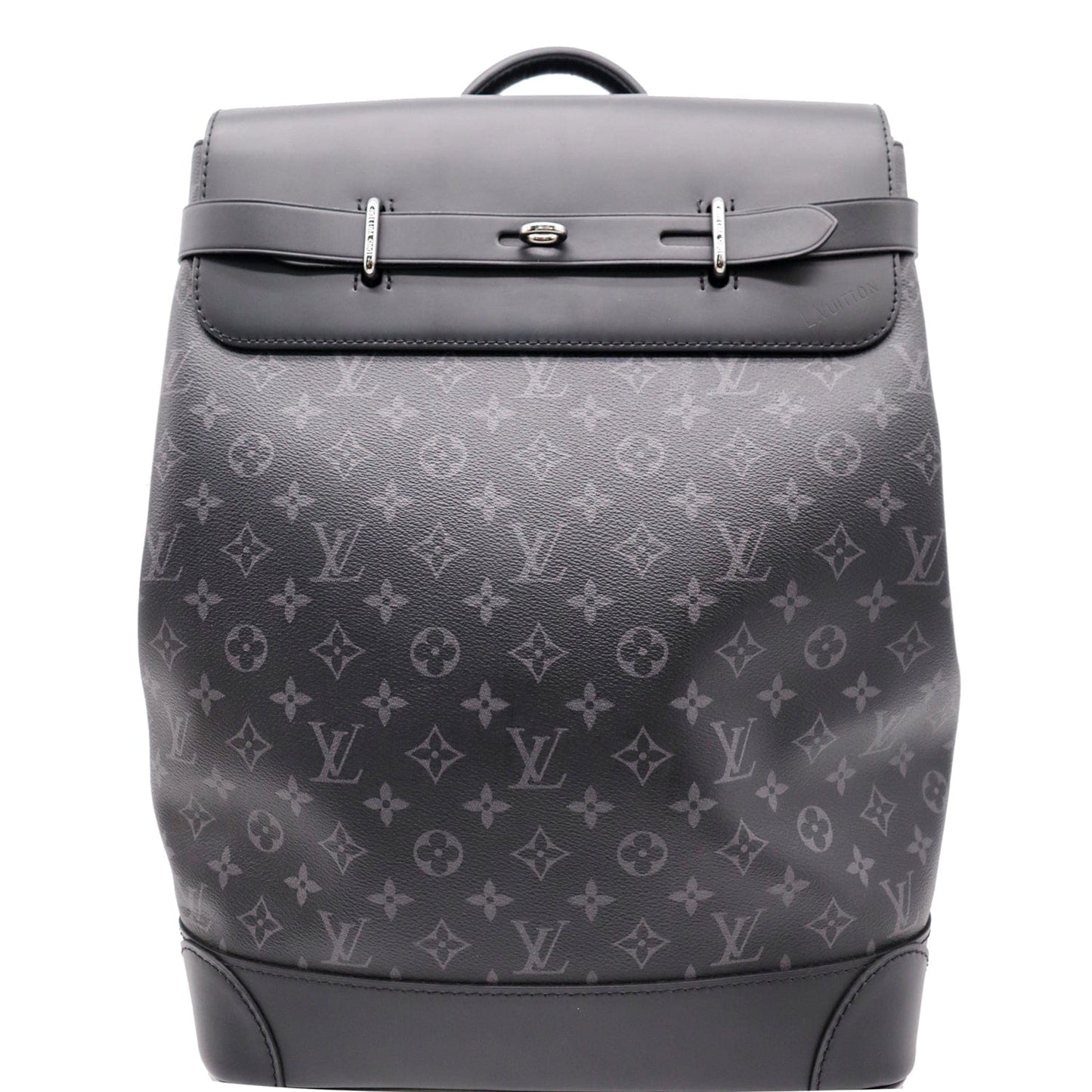 Louis Steamer Eclipse Backpack Bag Monogram Black