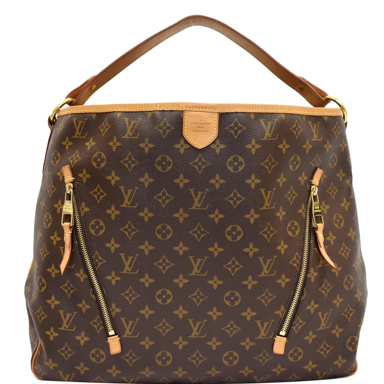 Louis Delightful Gm Shoulder Bag Canvas Monogram Brown 9
