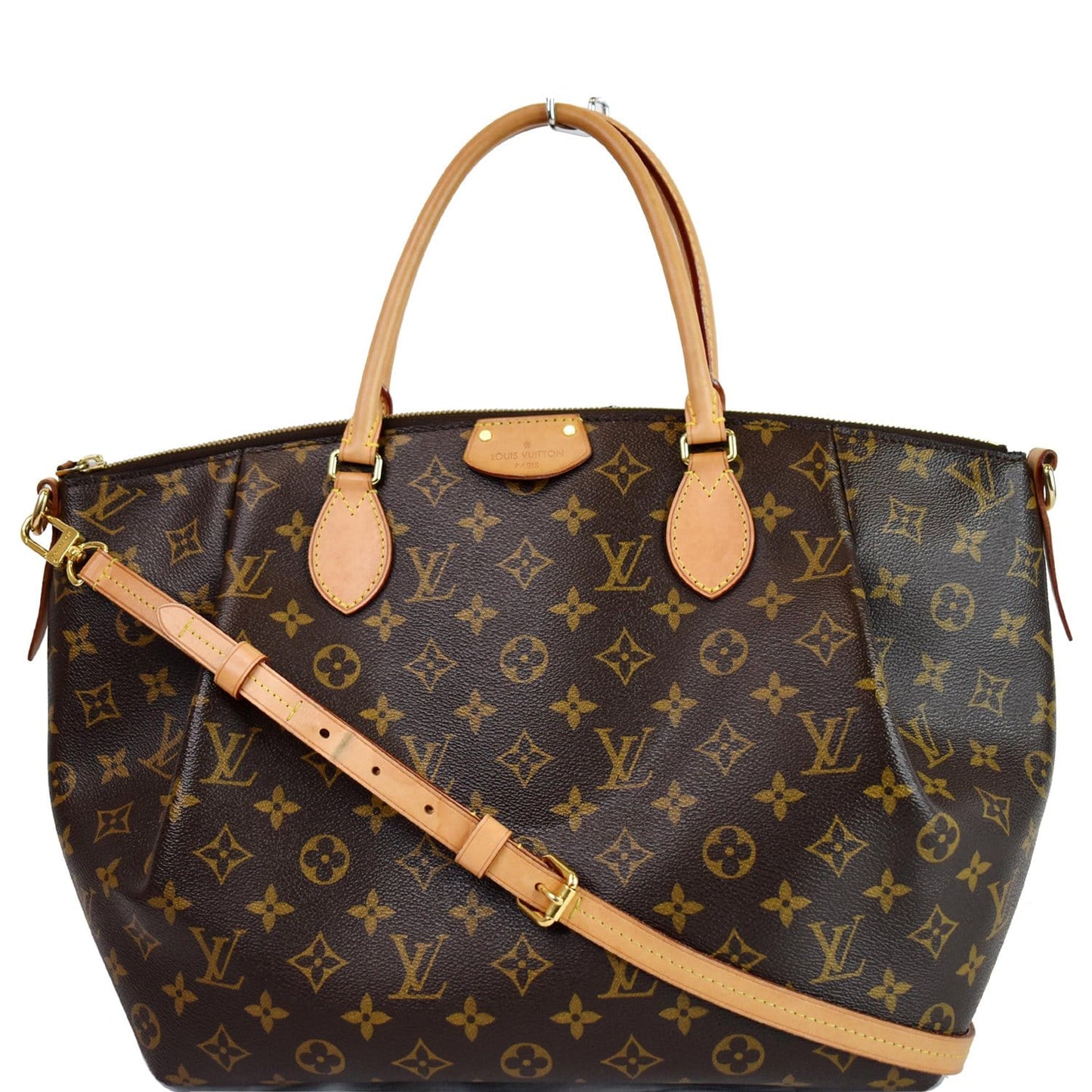 Louis Turenne Gm Way Shoulder Bag Canvas Monogram Brown 4