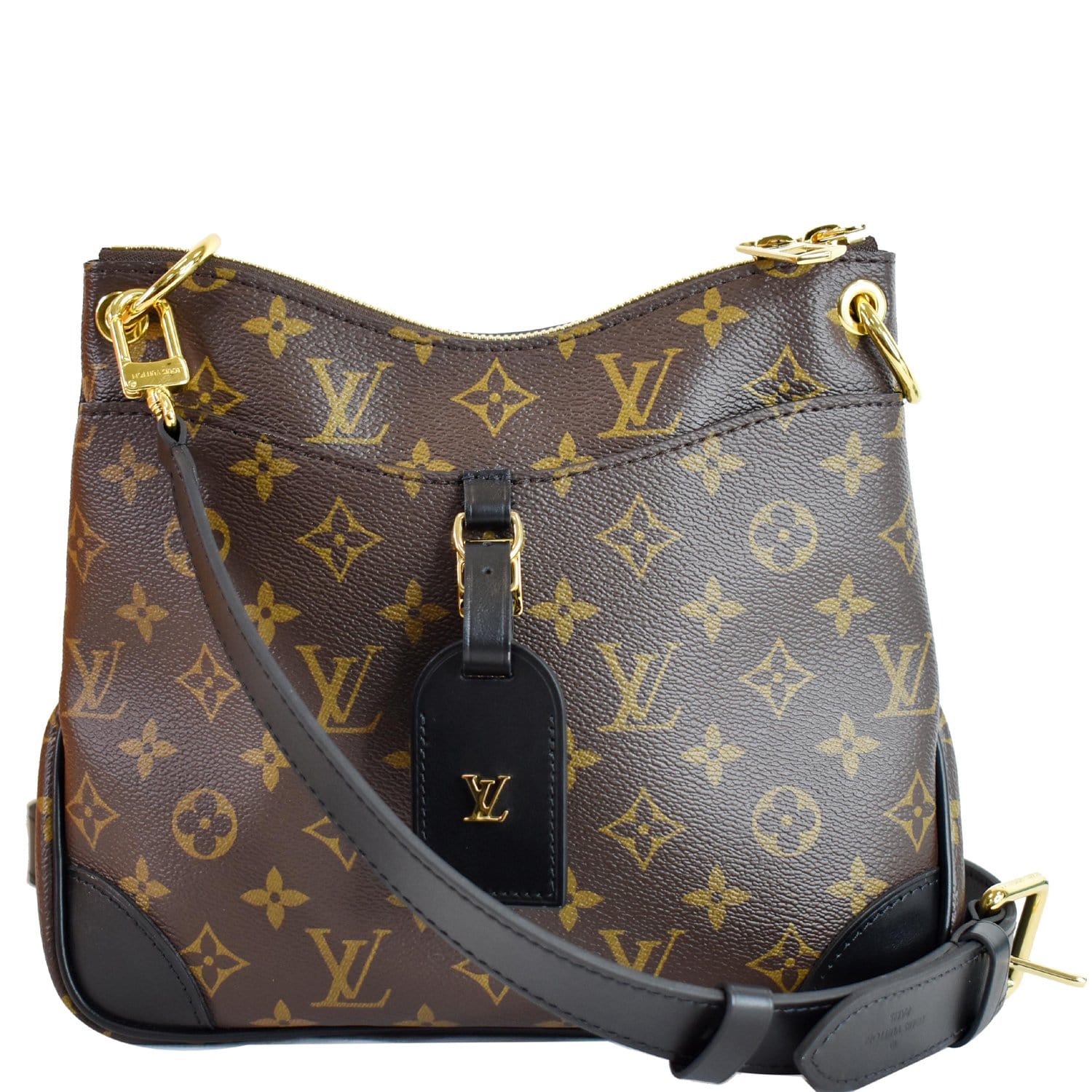 Louis Odeon Pm Nm Shoulder Bag Brown Canvas Monogram