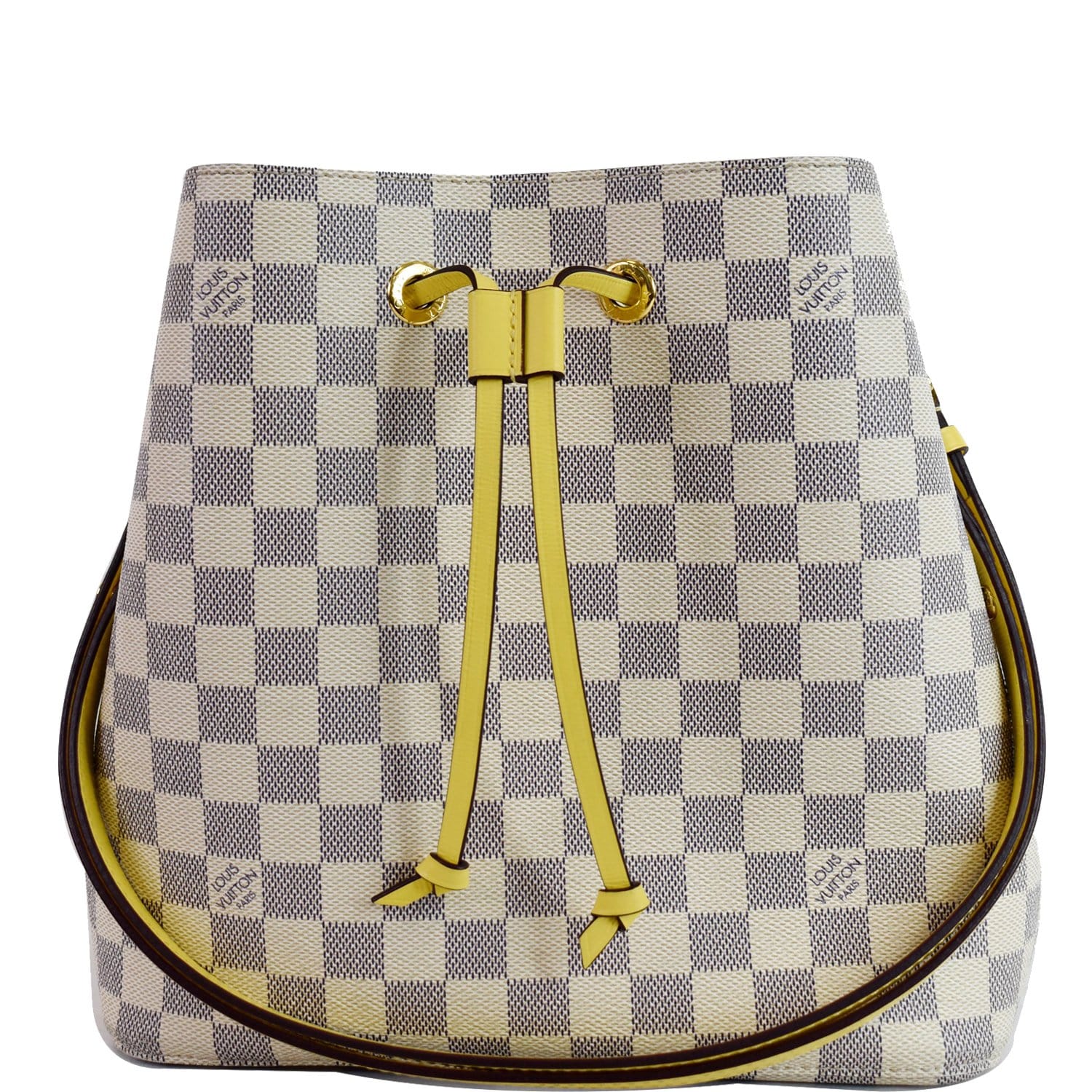 Louis Neonoe Mm Damier Azur Crossbody Bag