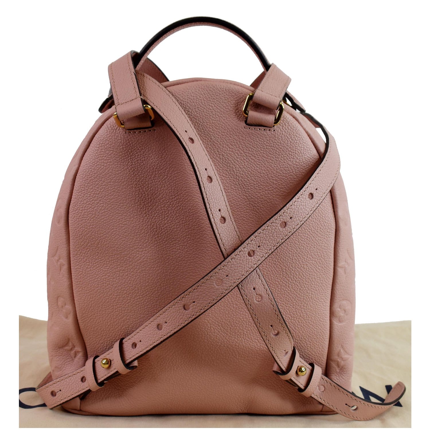 Louis Sorbonne Empreinte Backpack Rose Poudre Leather Monogram