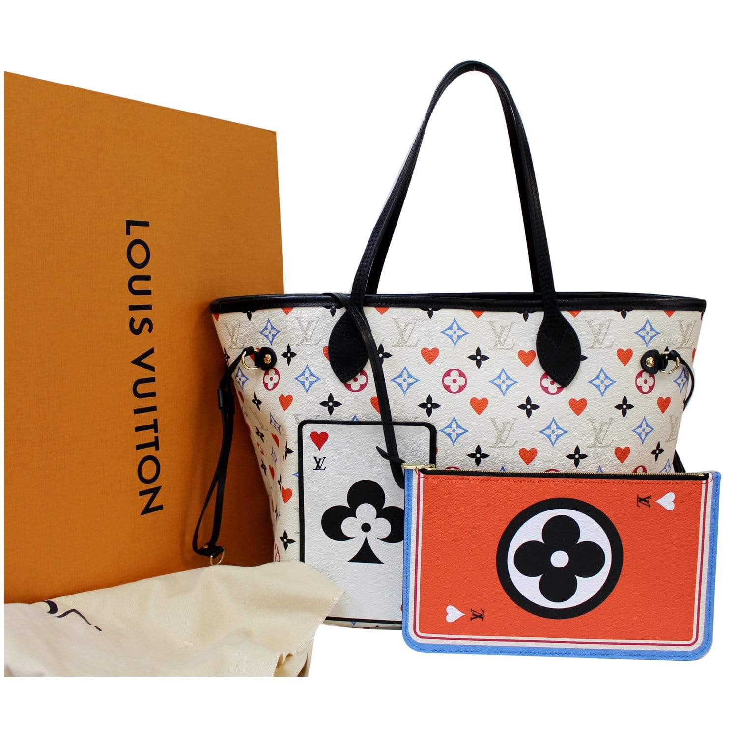 Louis Game On Neverfull Shoulder Bag Canvas Monogram