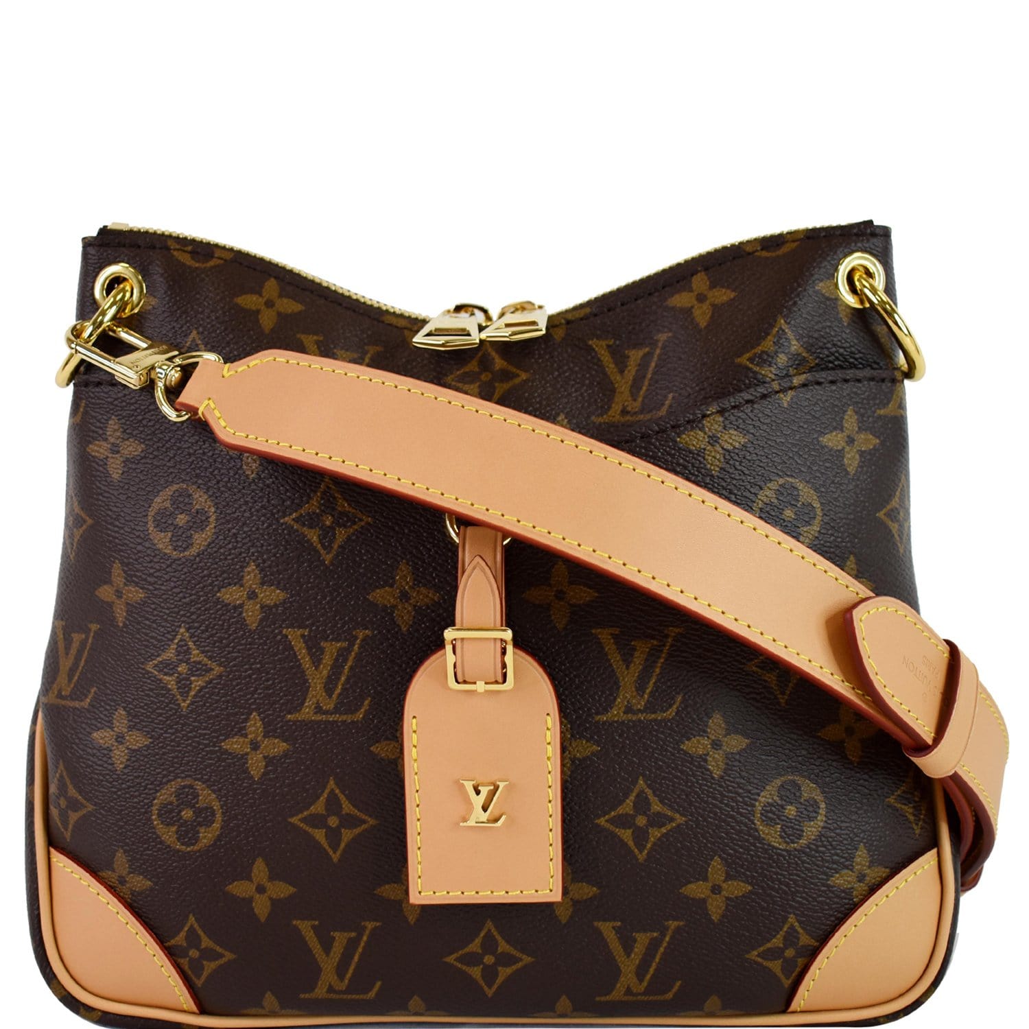 Louis Odeon Pm Nm Shoulder Bag Natural Canvas Monogram Bag Natural