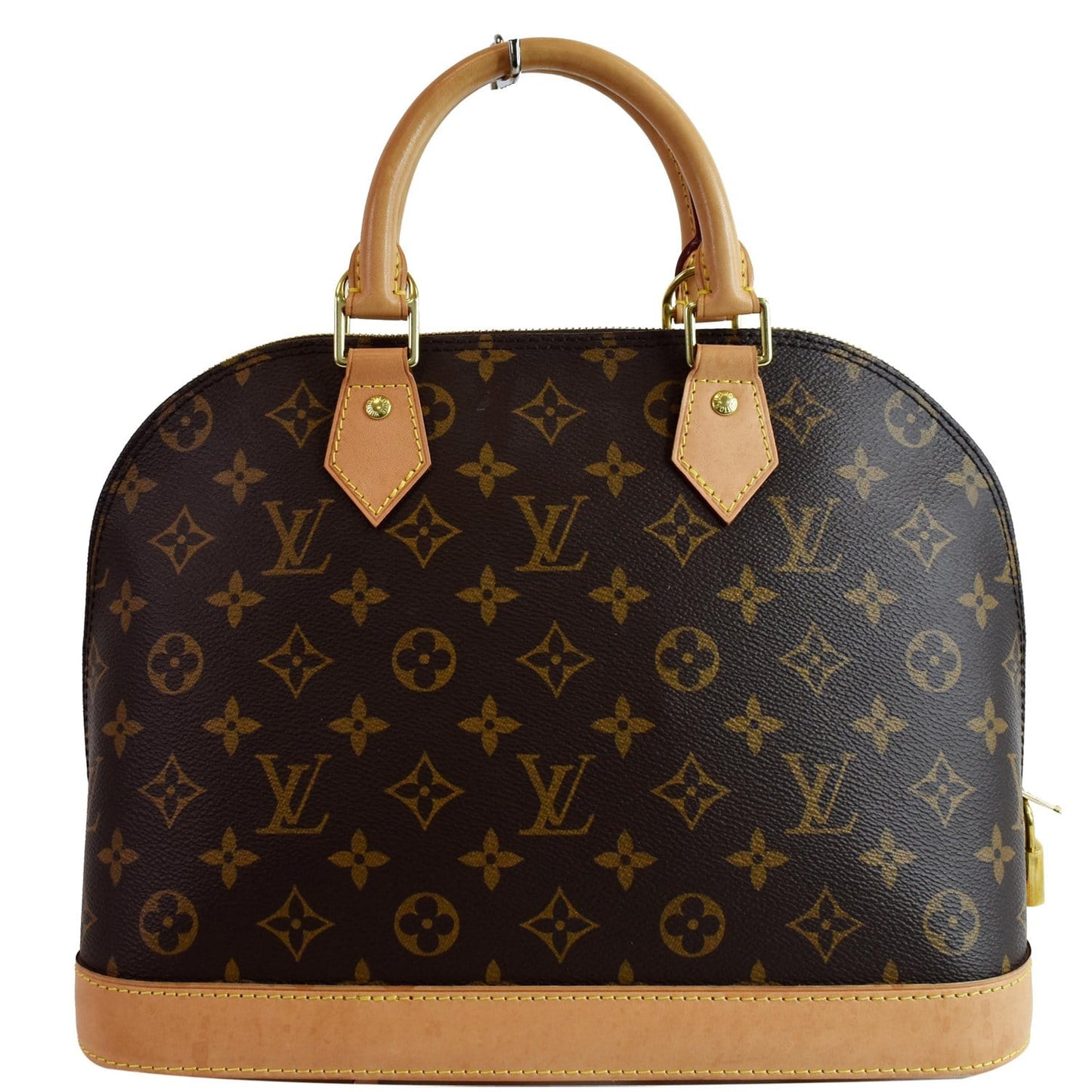 Louis Alma Pm Satchel Bag Canvas Monogram Travel Bag