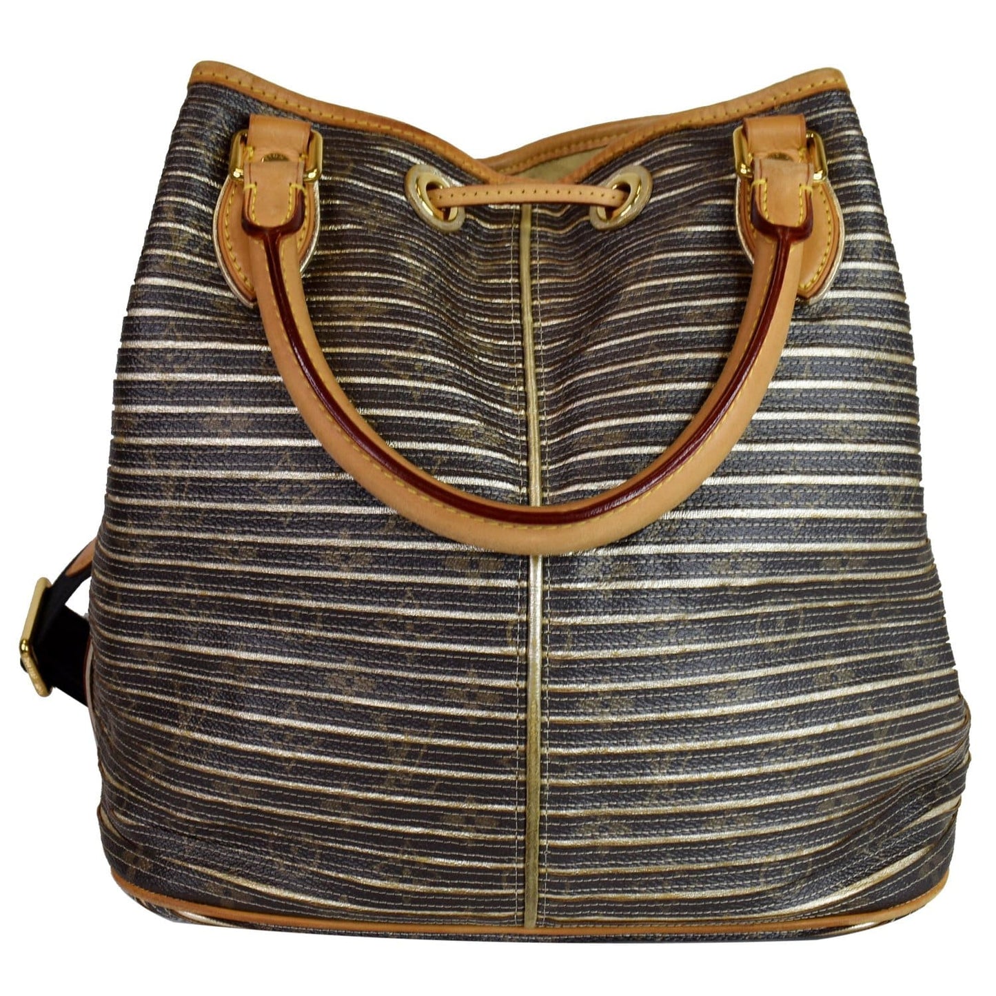 Louis Eden Neo Coated Shoulder Bag Canvas Gold