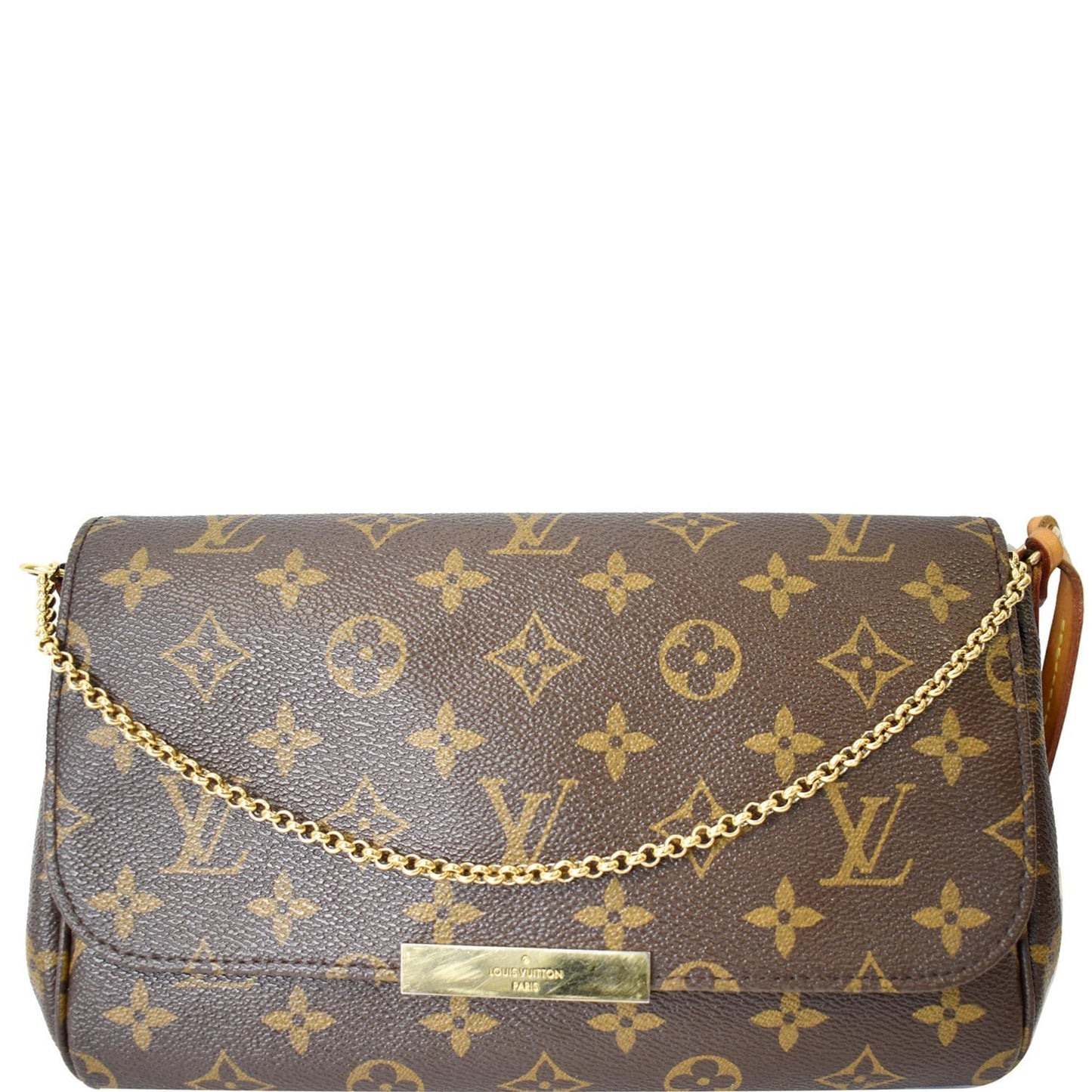 Louis Favorite Mm Crossbody Bag Canvas Monogram Brown 5