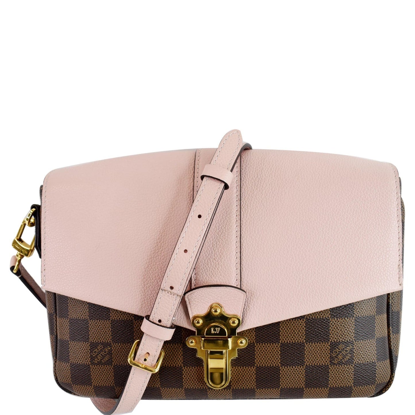 Louis Clapton Damier Ebene Crossbody Bag Magnolia Bag Magnolia