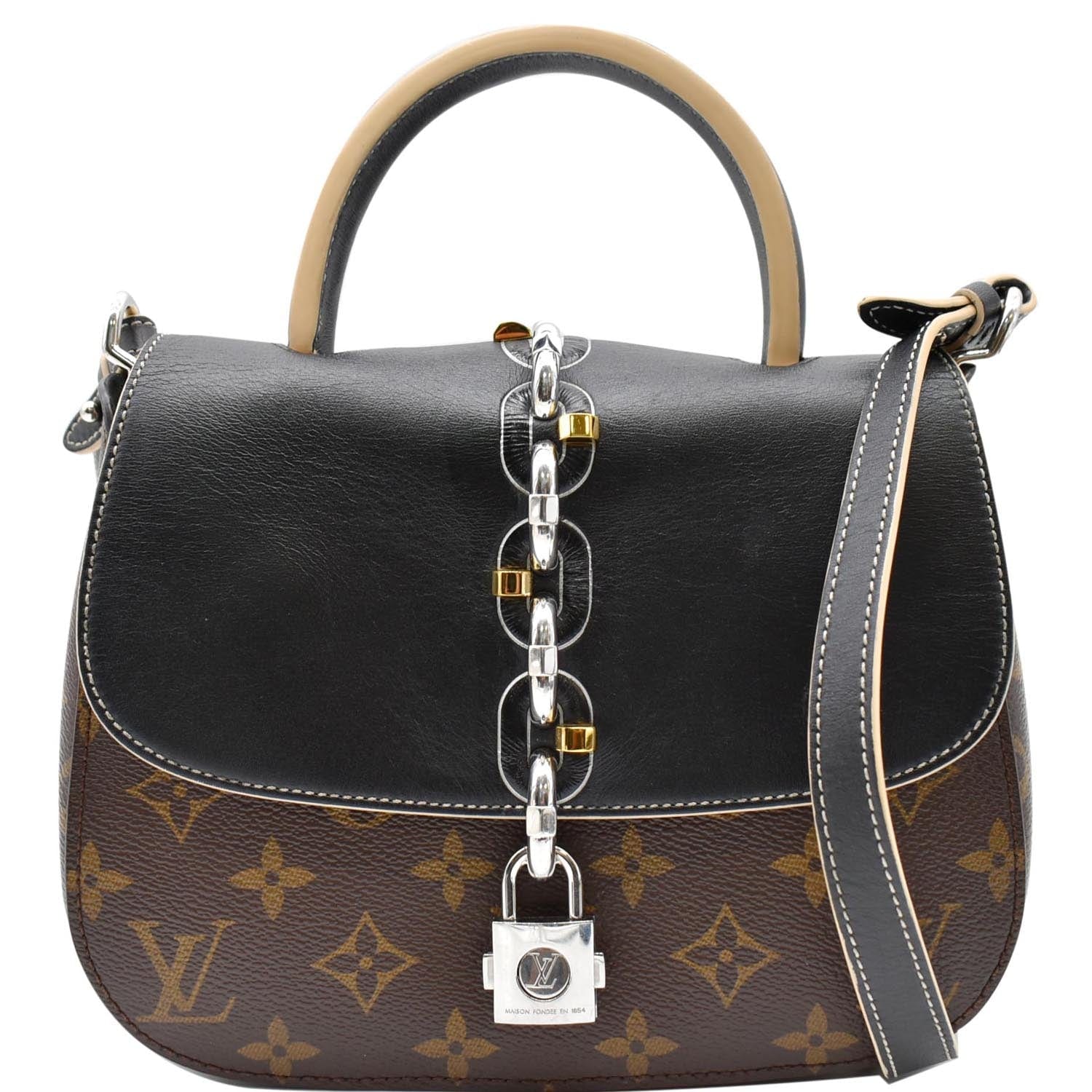 Louis Chain It Shoulder Bag Canvas Monogram
