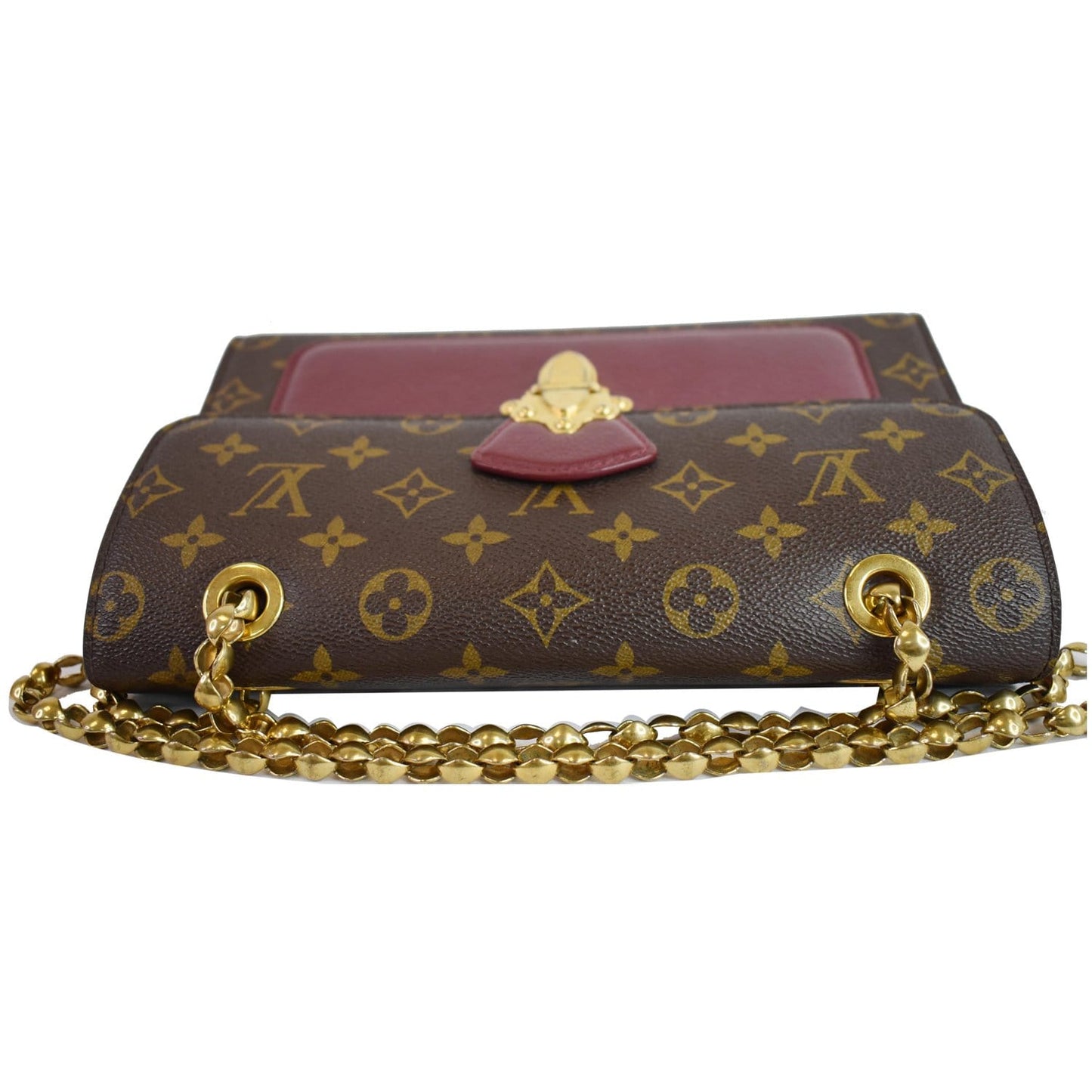 Louis Victoire Shoulder Crossbody Bag Canvas Monogram