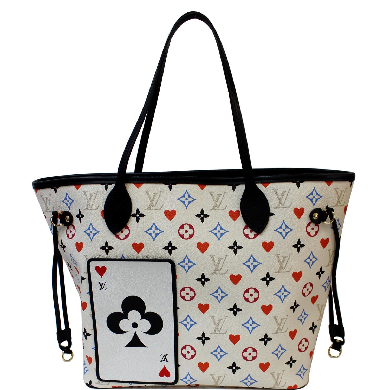 Louis Game On Neverfull Shoulder Bag Canvas Monogram