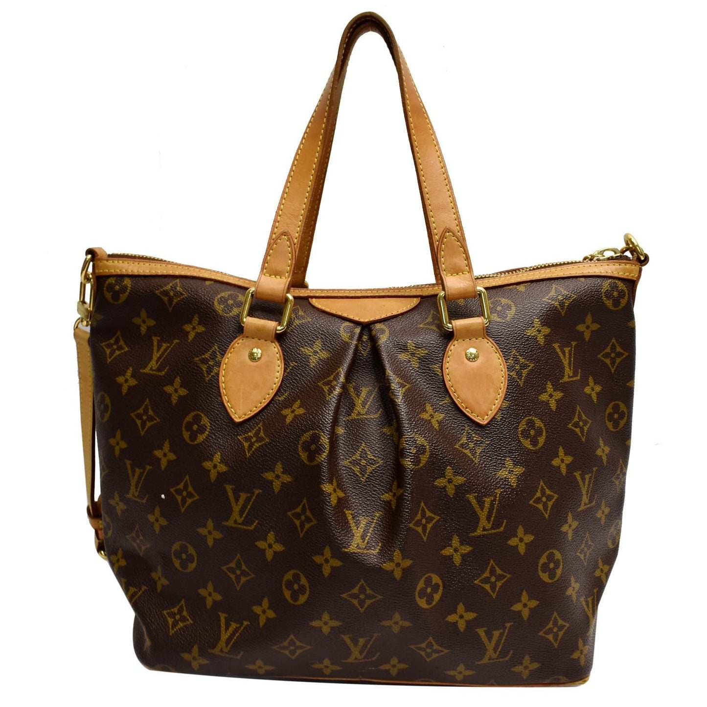 Louis Palermo Pm Shoulder Bag Canvas Monogram Brown 7